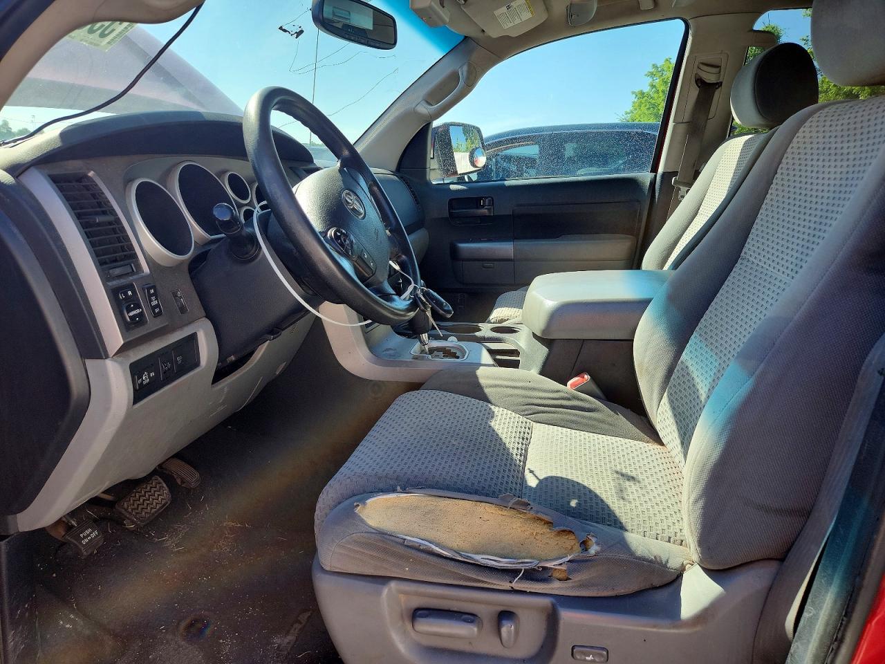 2012 Toyota Tundra Double Cab Sr5 Red vin: 5TFUW5F1XCX236552