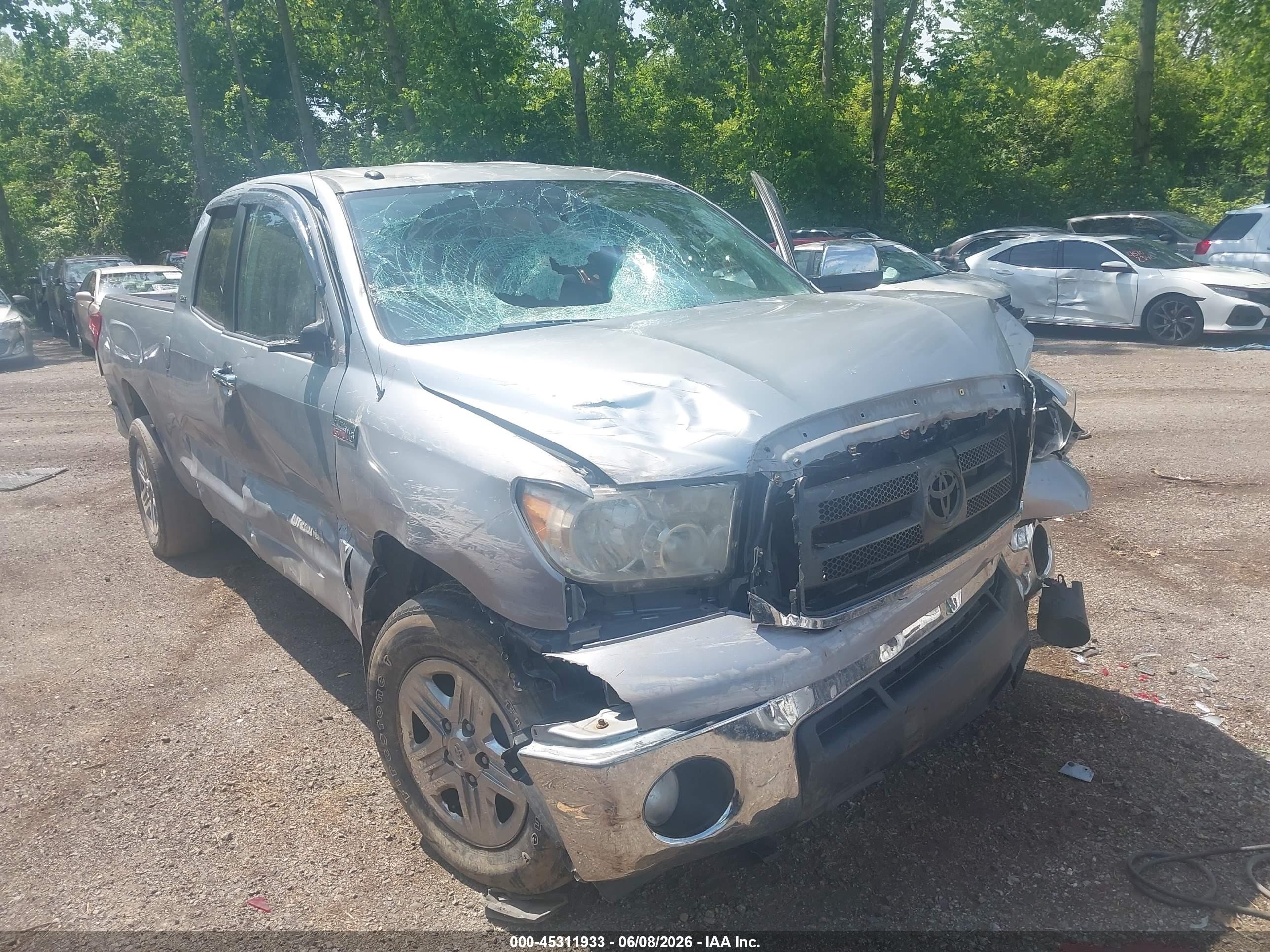 2012 Toyota Tundra Grade 5.7l V8 Gray vin: 5TFUW5F1XCX237801