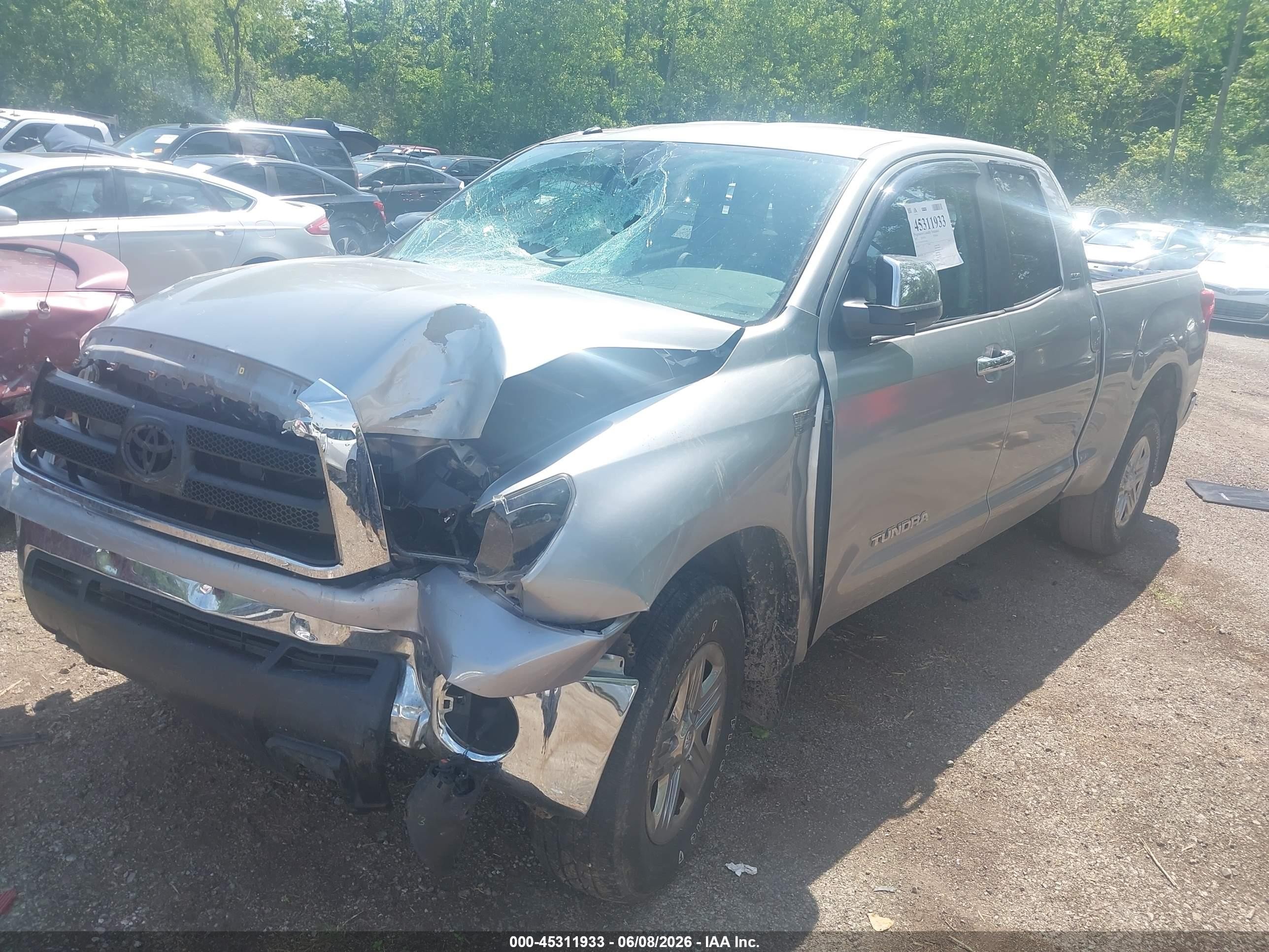2012 Toyota Tundra Grade 5.7l V8 Gray vin: 5TFUW5F1XCX237801