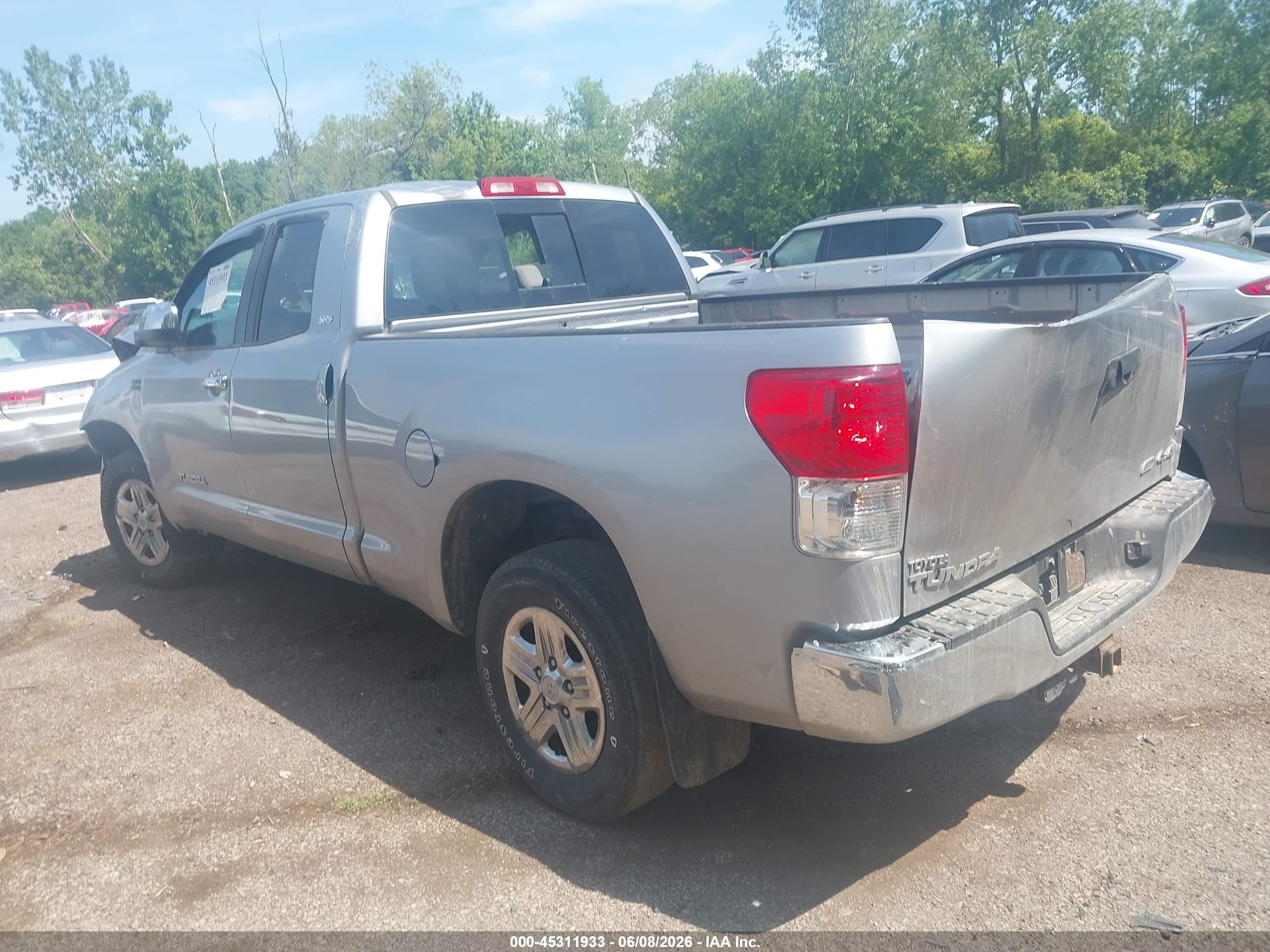 2012 Toyota Tundra Grade 5.7l V8 Gray vin: 5TFUW5F1XCX237801