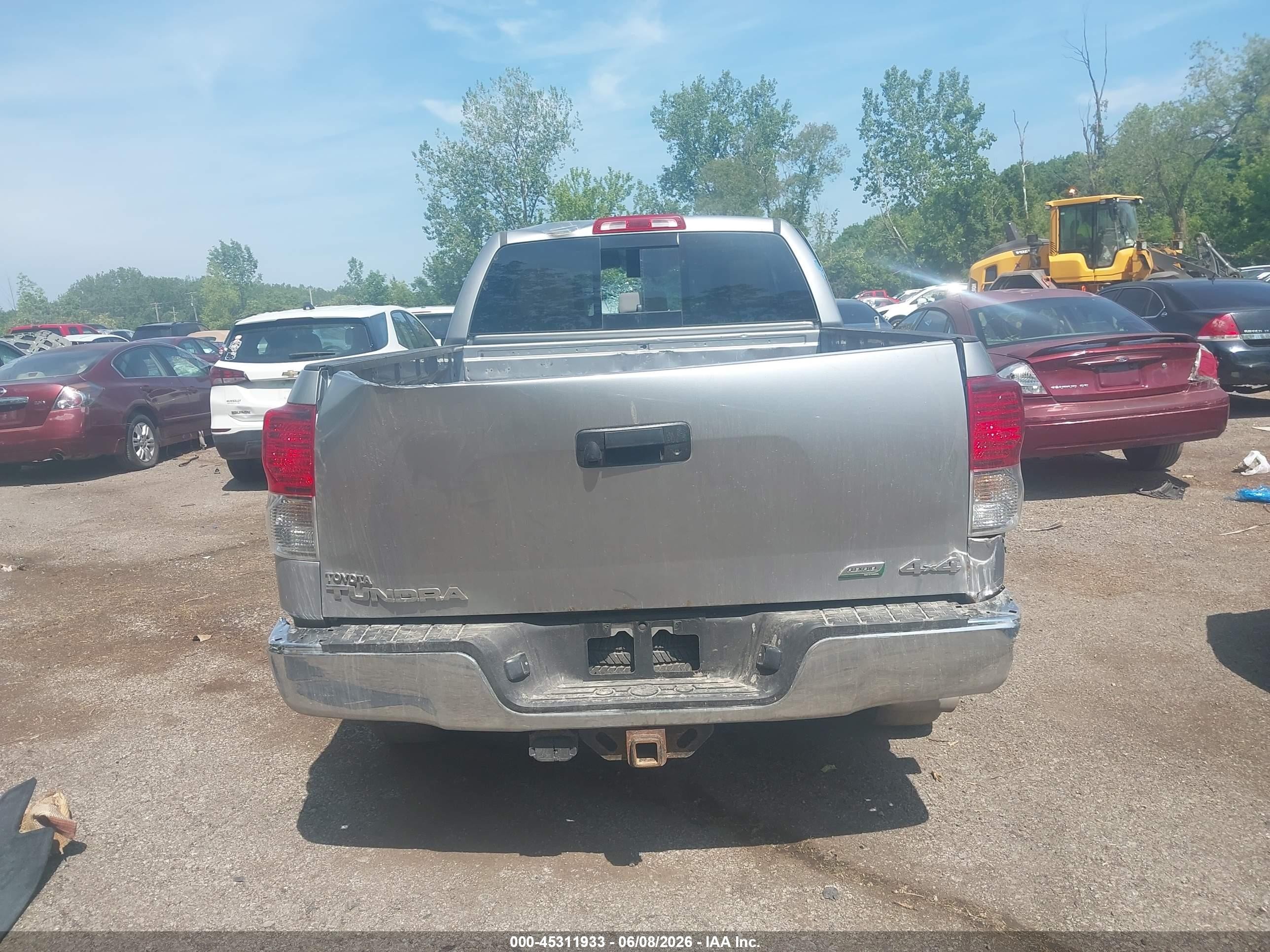 2012 Toyota Tundra Grade 5.7l V8 Gray vin: 5TFUW5F1XCX237801