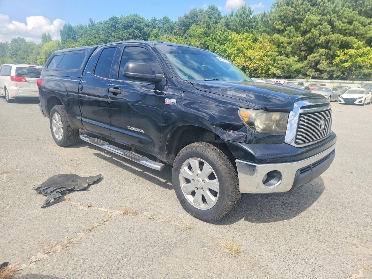 2012 Toyota Tundra Double Cab Sr5 Black vin: 5TFUW5F1XCX251746