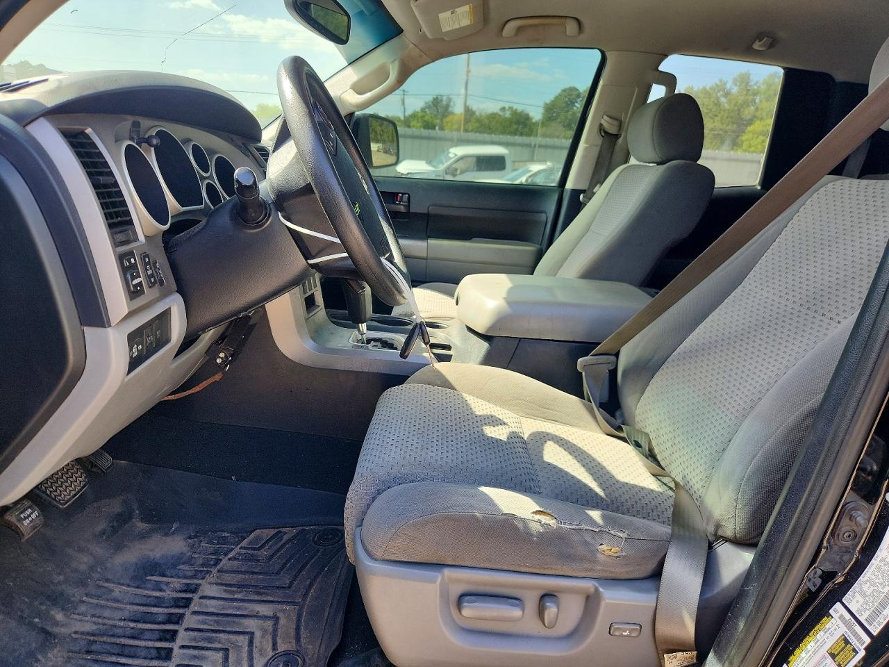2012 Toyota Tundra Double Cab Sr5 Black vin: 5TFUW5F1XCX251746