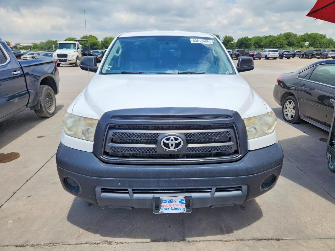 2013 Toyota Tundra Double Cab Sr5 White vin: 5TFUW5F1XDX285154