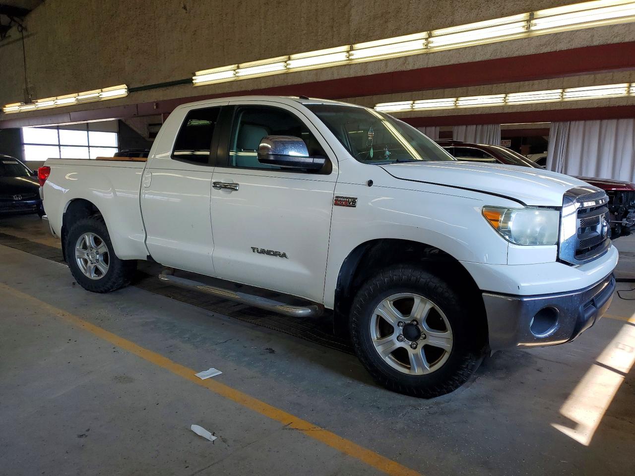 2013 Toyota Tundra Double Cab Sr5 White vin: 5TFUW5F1XDX296591