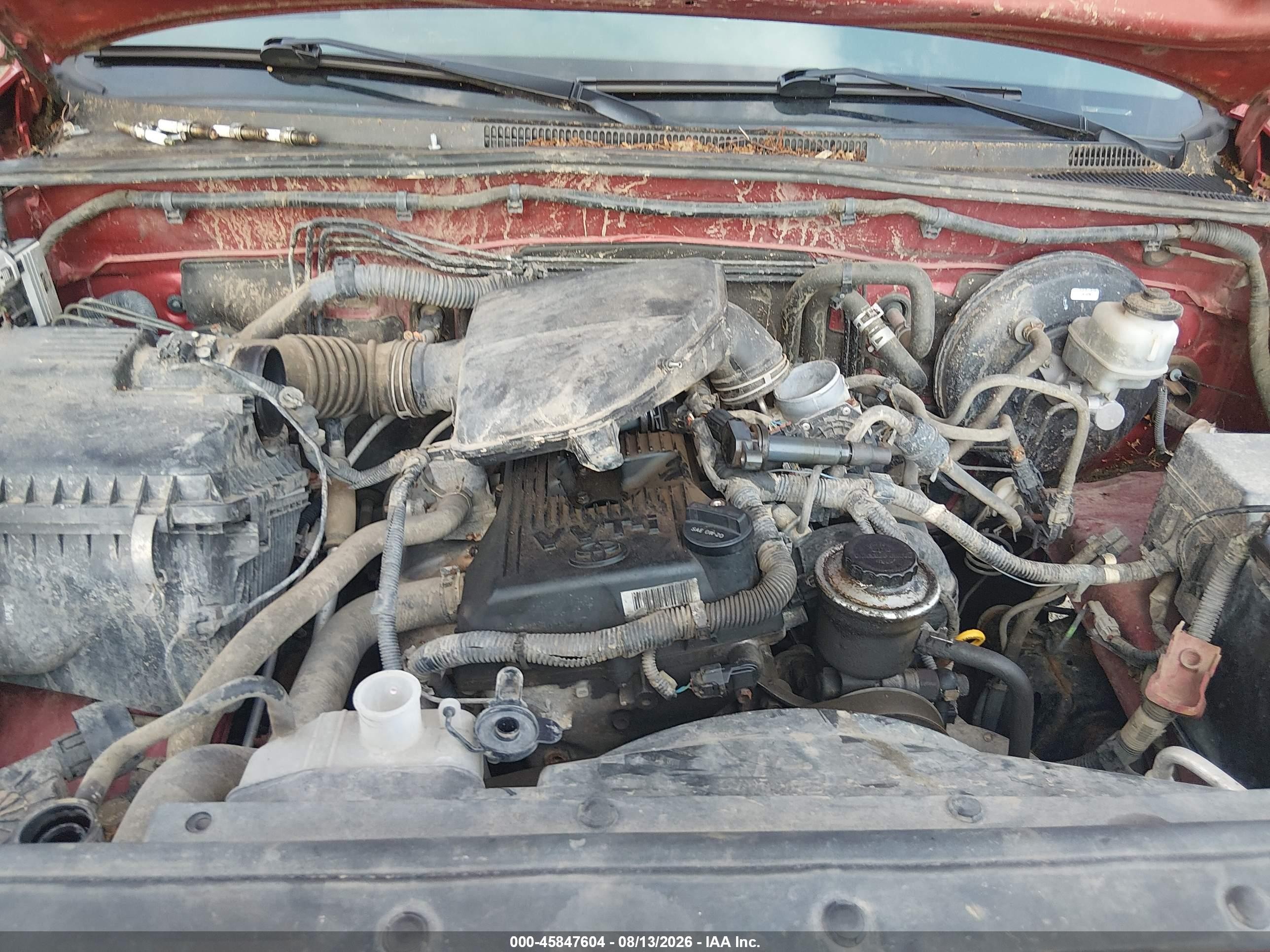2011 Toyota Tacoma   Red vin: 5TFUX4EN0BX003824