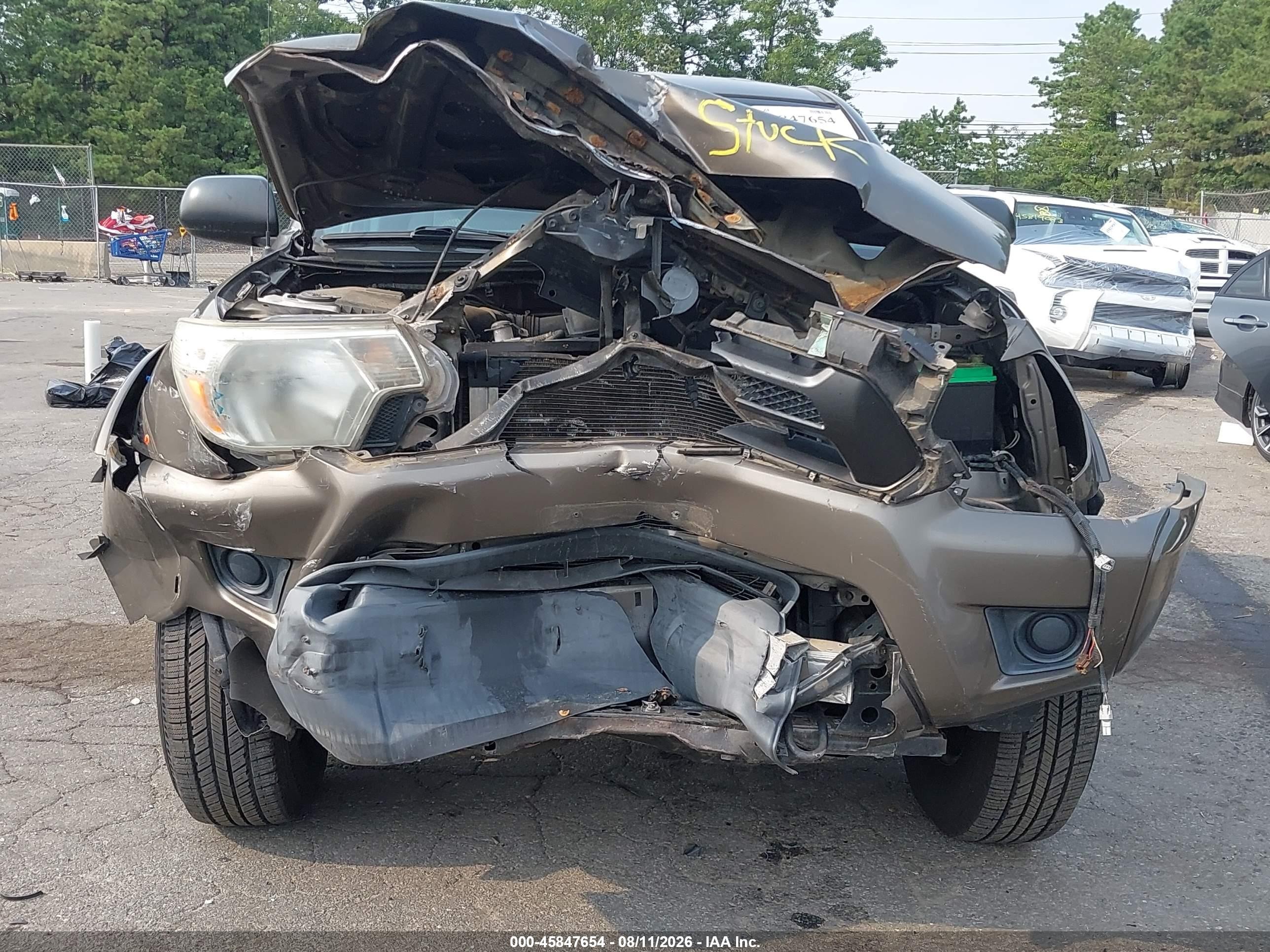 2012 Toyota Tacoma   Brown vin: 5TFUX4EN0CX014467
