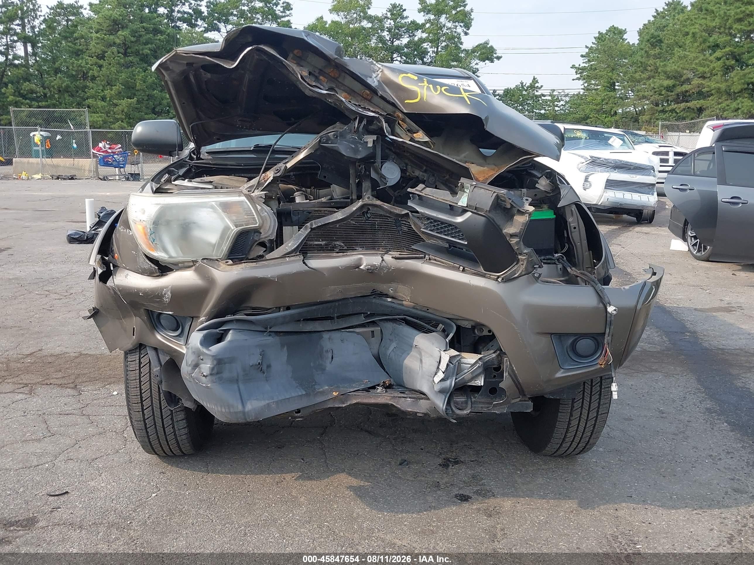 2012 Toyota Tacoma   Brown vin: 5TFUX4EN0CX014467
