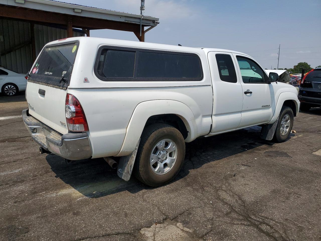 2014 Toyota Tacoma Access Cab Белый vin: 5TFUX4EN0EX026718