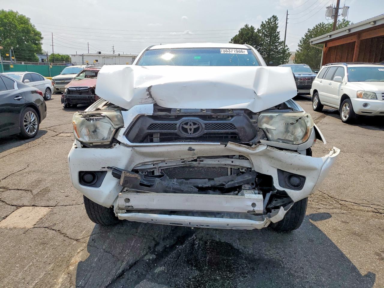 2014 Toyota Tacoma Access Cab Белый vin: 5TFUX4EN0EX026718