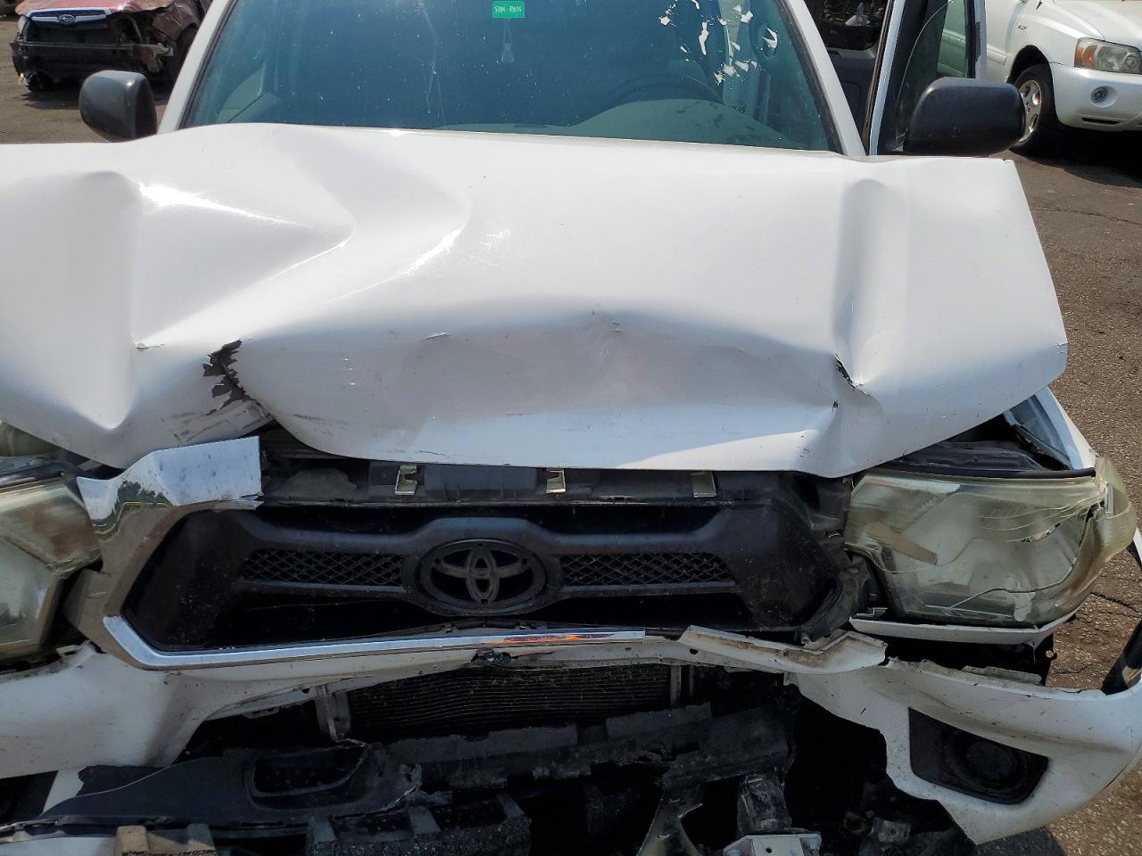 2014 Toyota Tacoma Access Cab Белый vin: 5TFUX4EN0EX026718