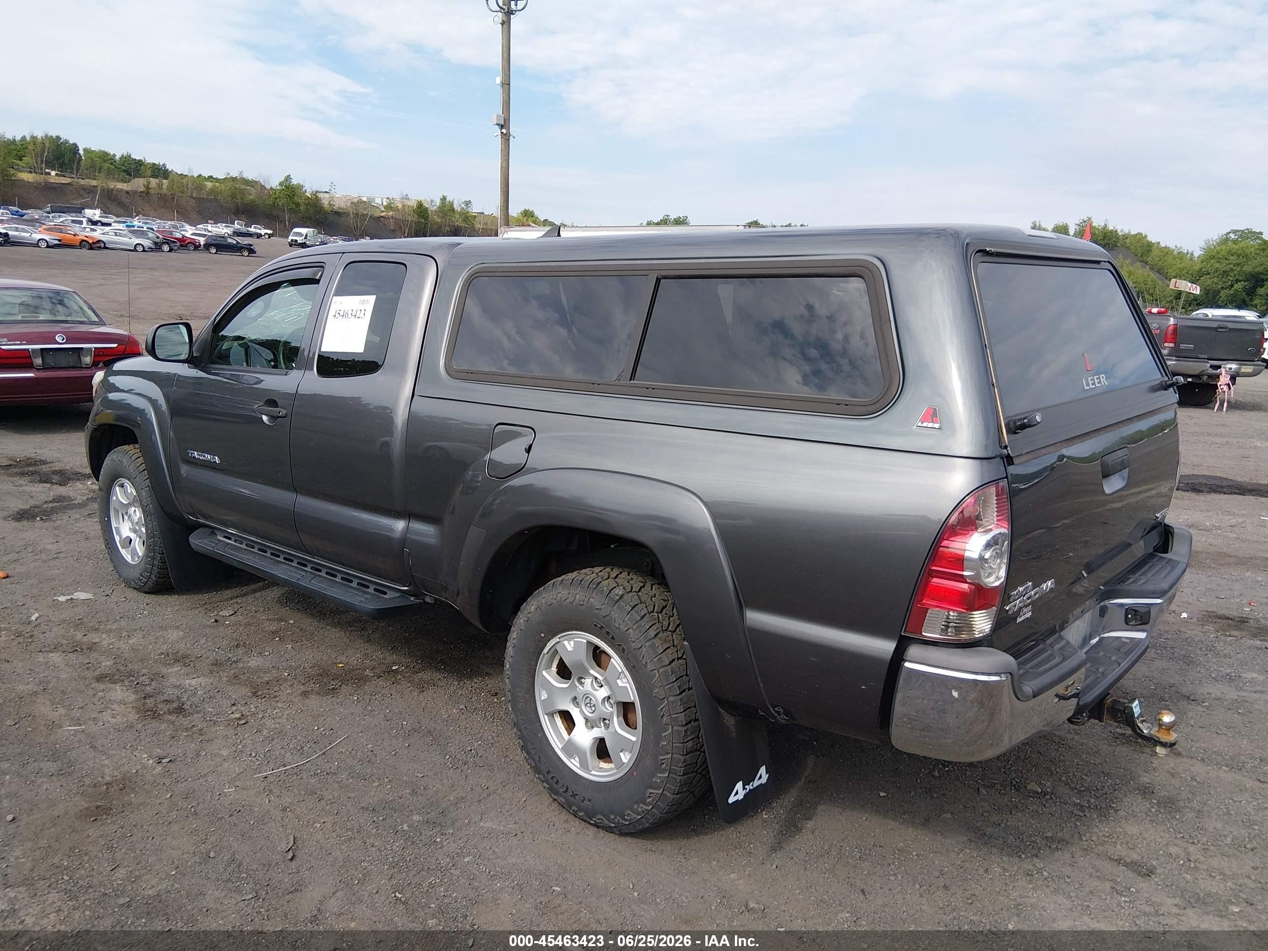 2014 Toyota Tacoma   Gray vin: 5TFUX4EN0EX029313
