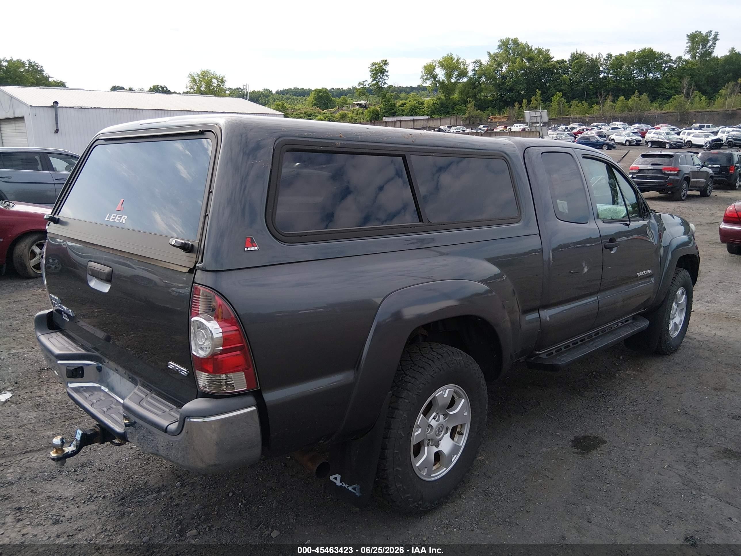 2014 Toyota Tacoma   Gray vin: 5TFUX4EN0EX029313