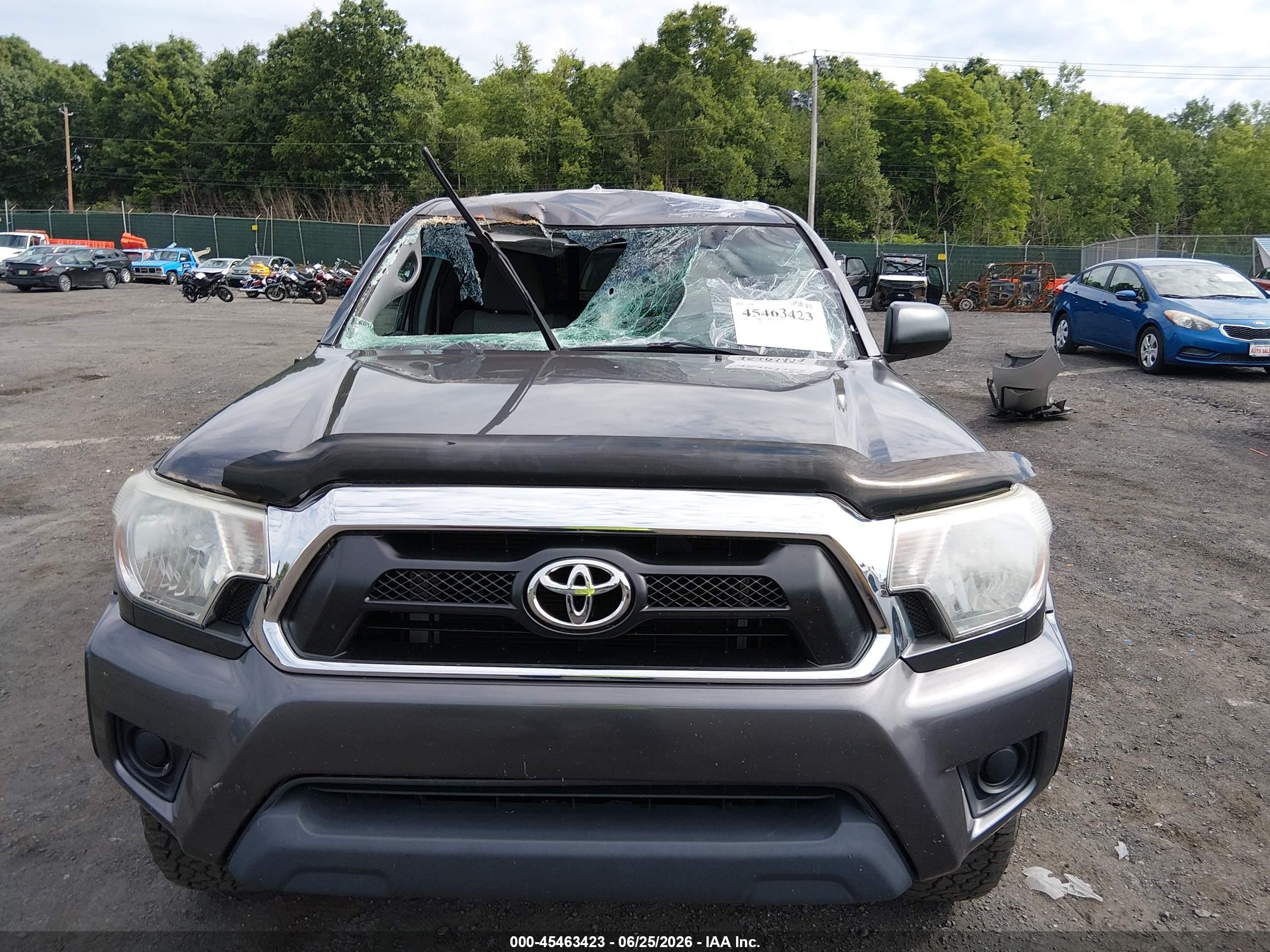 2014 Toyota Tacoma   Gray vin: 5TFUX4EN0EX029313