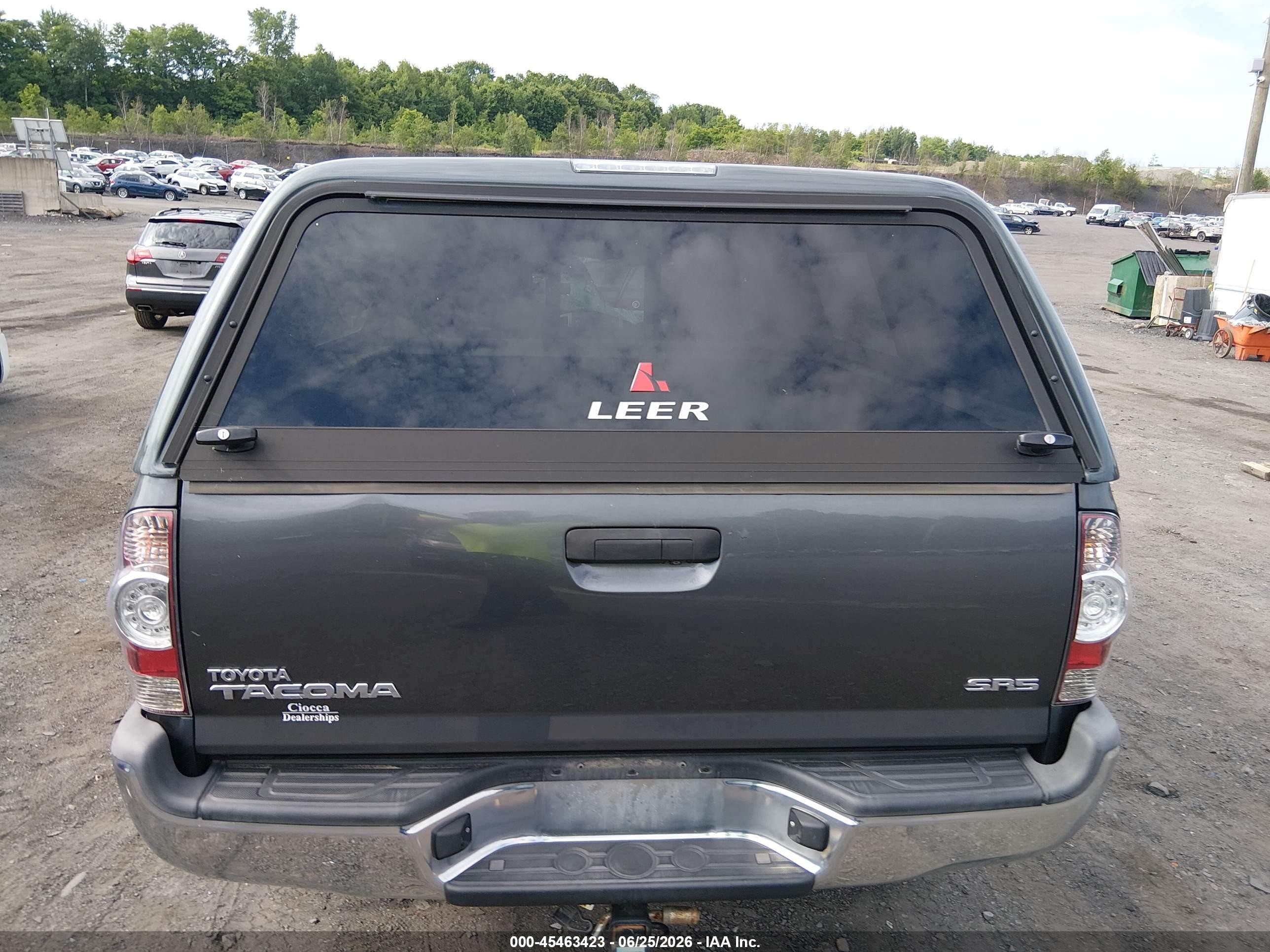 2014 Toyota Tacoma   Gray vin: 5TFUX4EN0EX029313