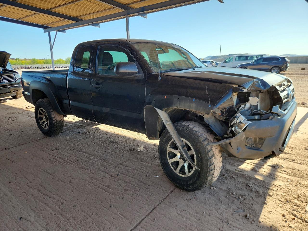 2015 Toyota Tacoma Access Cab Black vin: 5TFUX4EN0FX032536