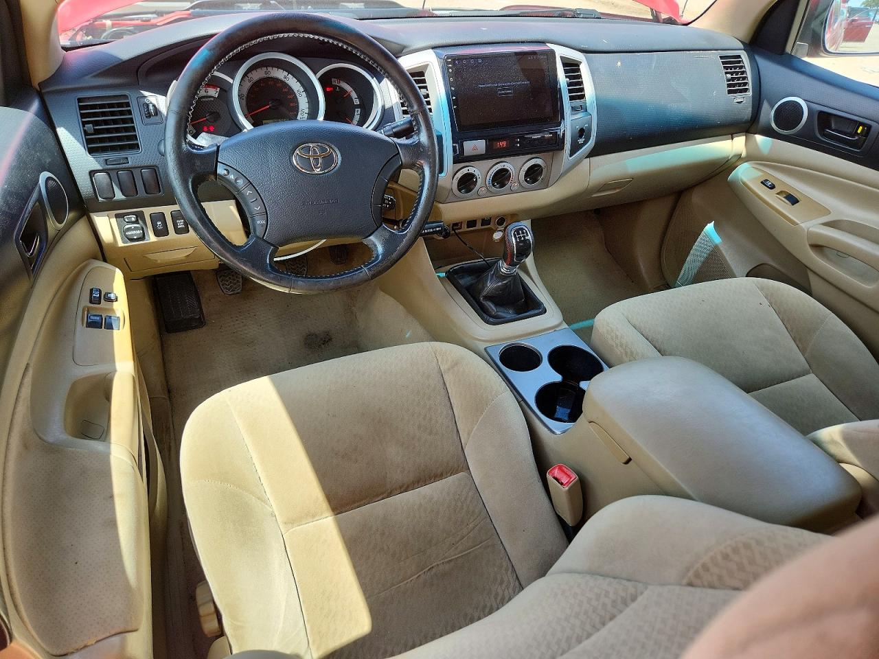 2011 Toyota Tacoma Access Cab Red vin: 5TFUX4EN1BX006697