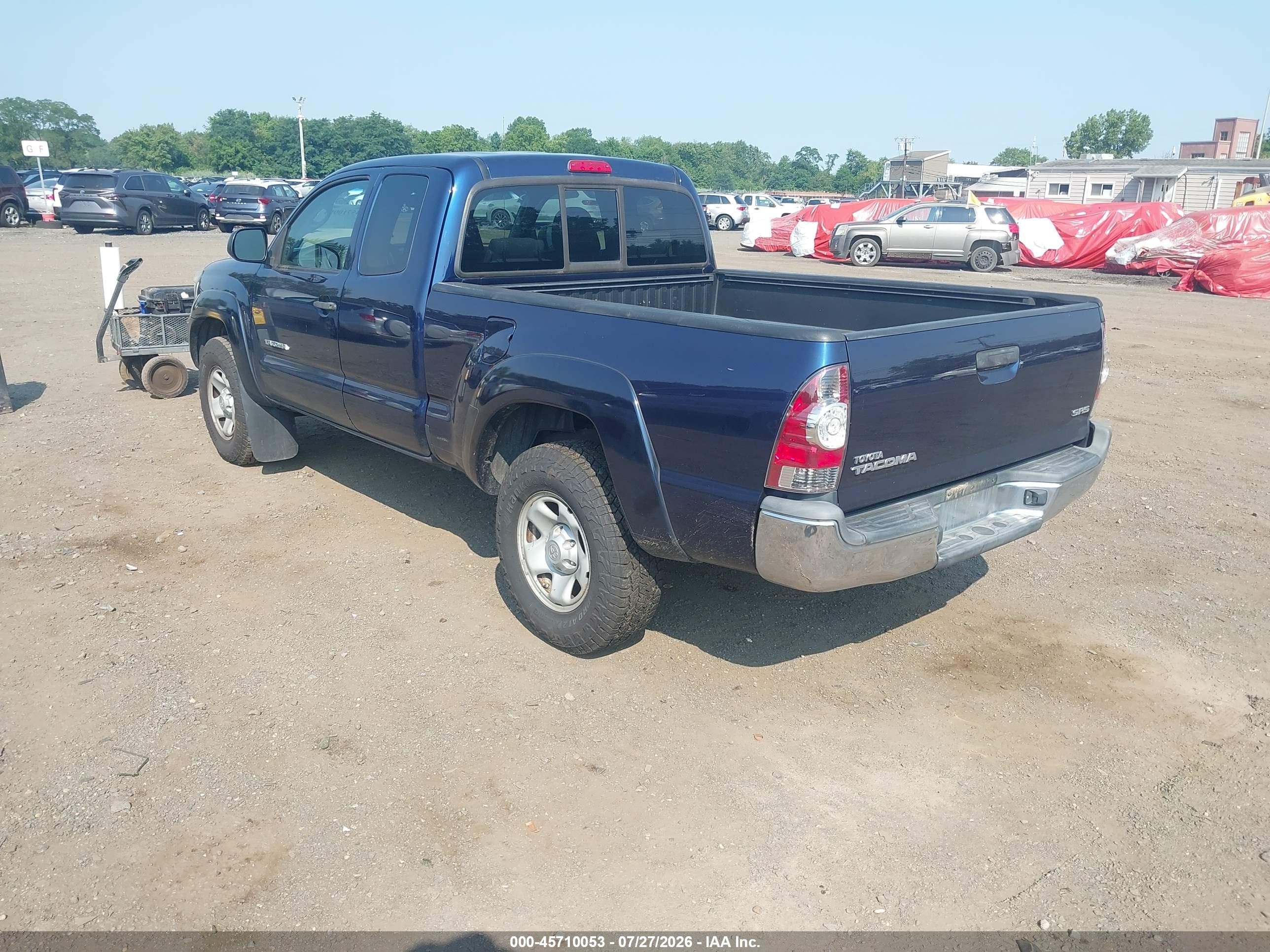 2013 Toyota Tacoma Dark Blue vin: 5TFUX4EN1DX020053