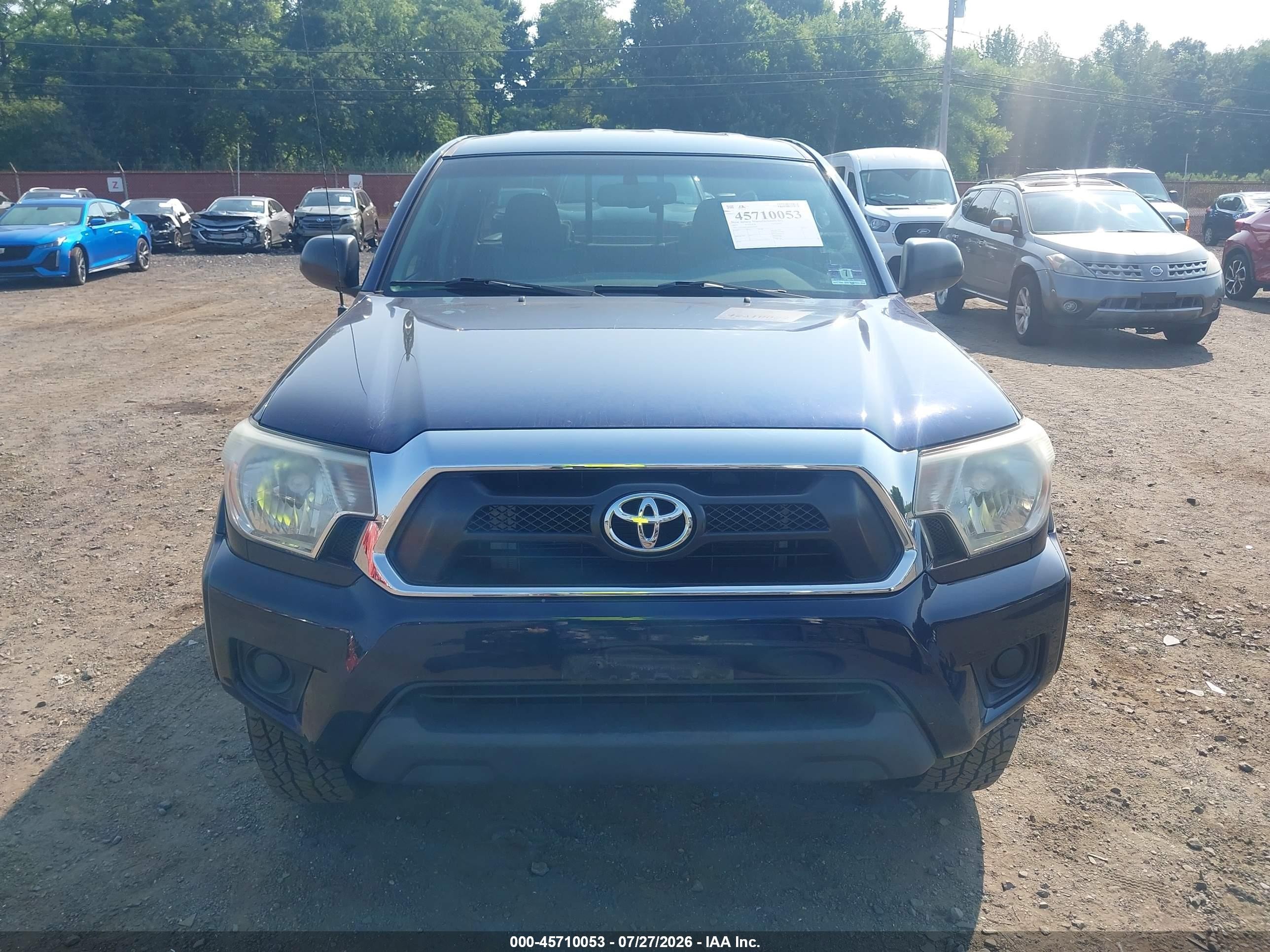 2013 Toyota Tacoma Dark Blue vin: 5TFUX4EN1DX020053