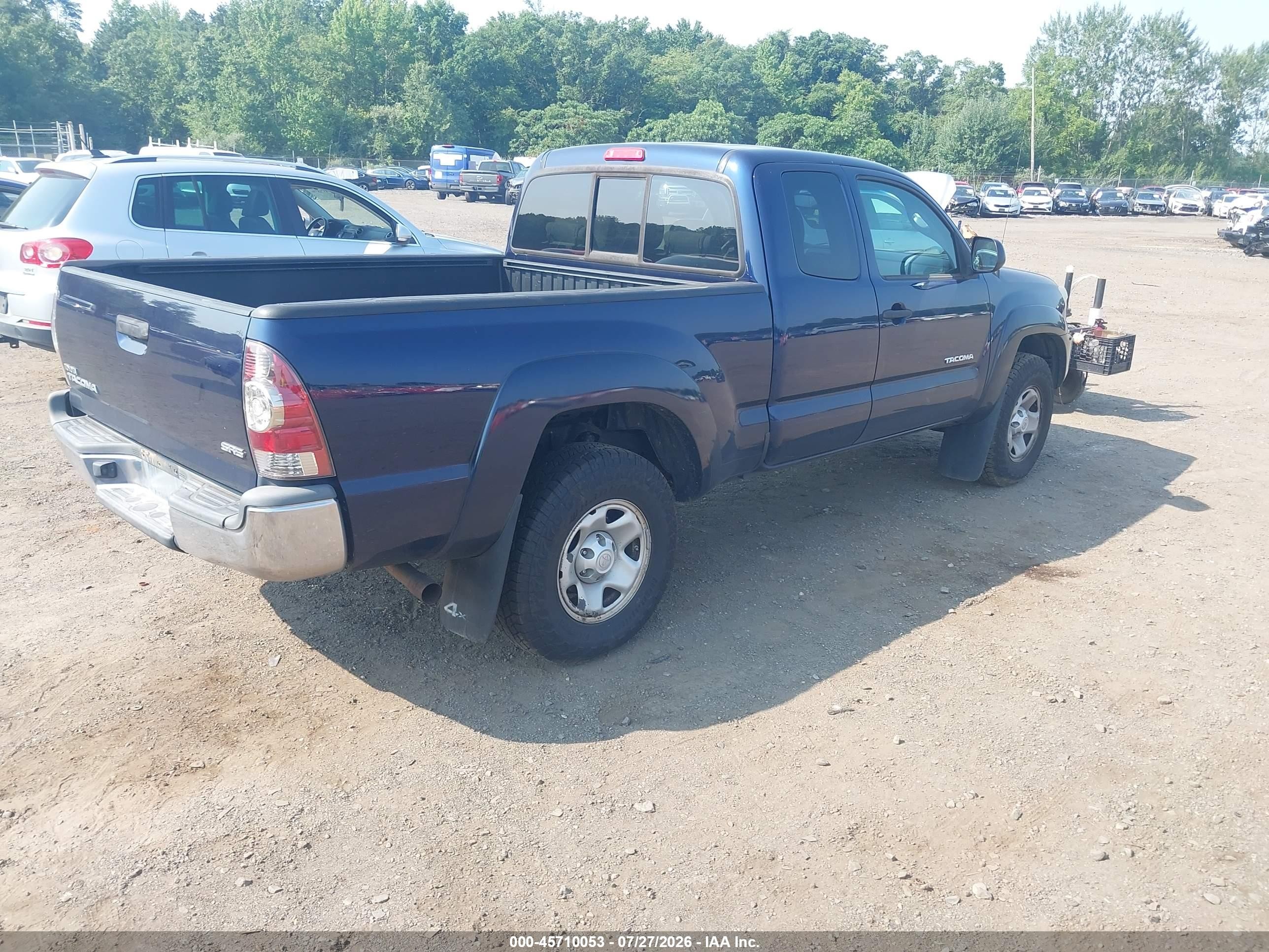 2013 Toyota Tacoma Dark Blue vin: 5TFUX4EN1DX020053