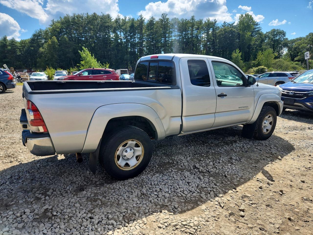 2013 Toyota Tacoma Base Silver vin: 5TFUX4EN1DX022076