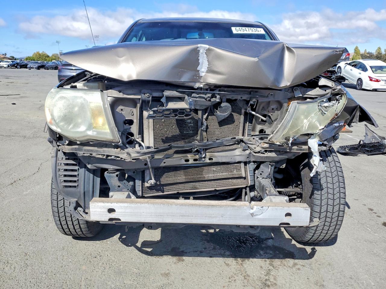 2011 Toyota Tacoma Base Серый vin: 5TFUX4EN2BX003159