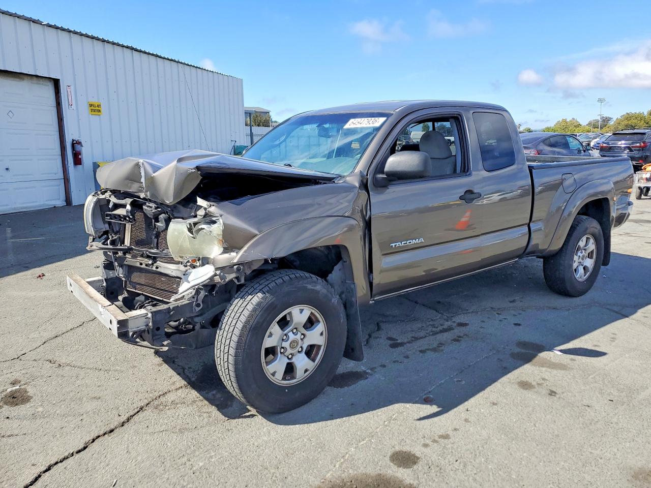 2011 Toyota Tacoma Base Серый vin: 5TFUX4EN2BX003159