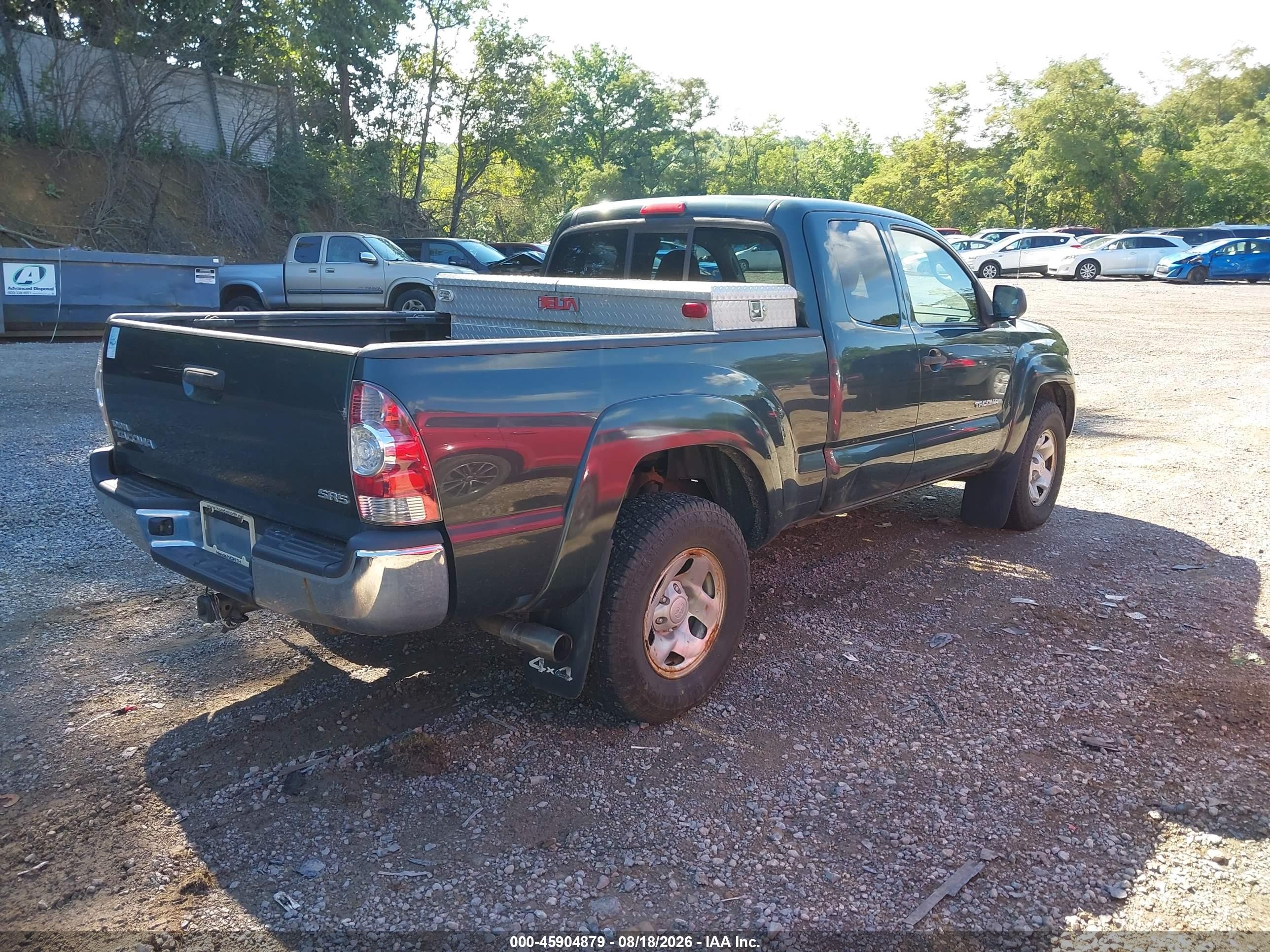 2011 Toyota Tacoma   Green vin: 5TFUX4EN2BX003923