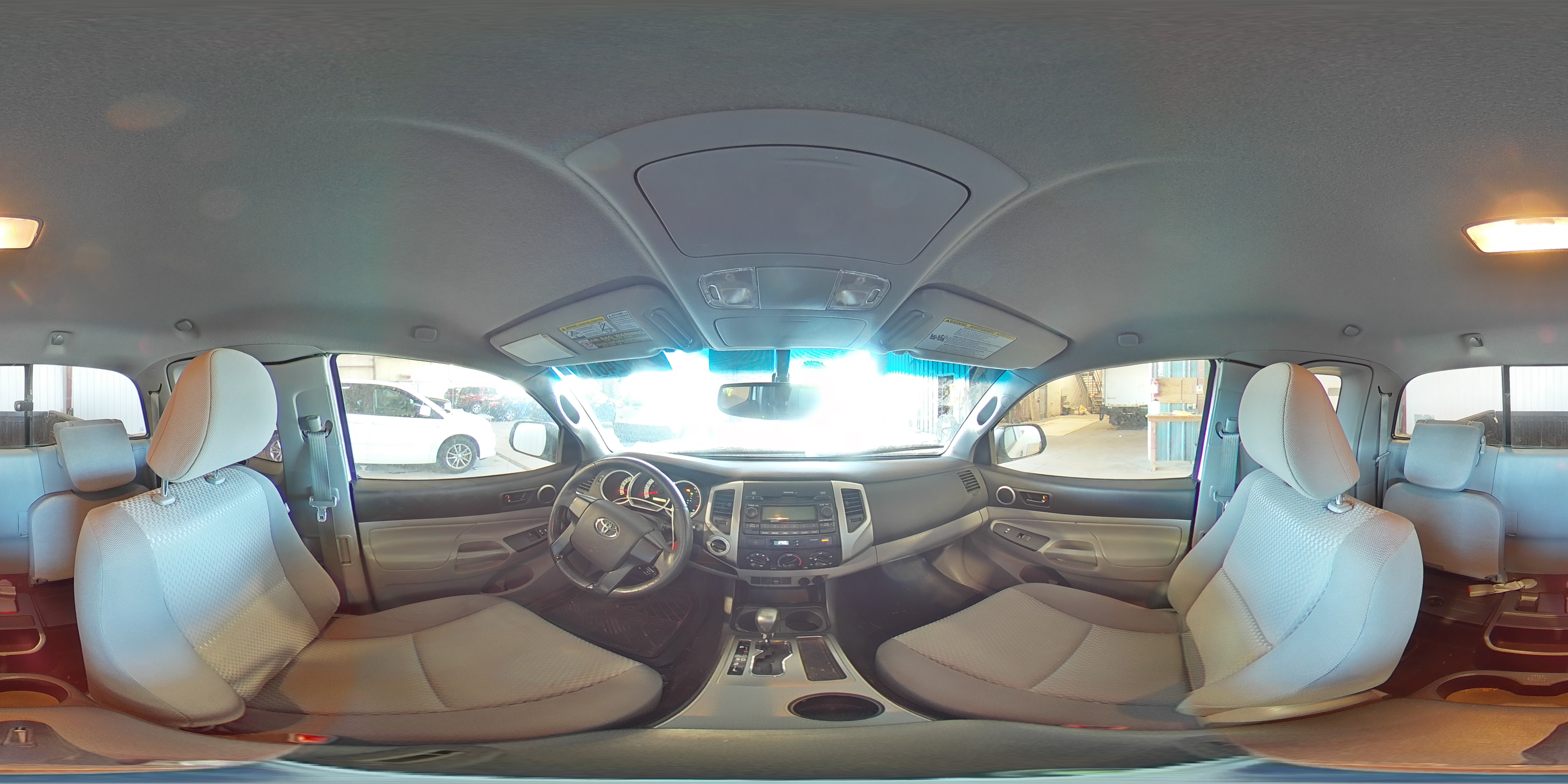 2012 Toyt Tacoma White vin: 5TFUX4EN2CX014082
