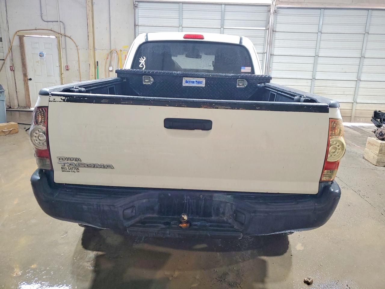 2011 Toyota Tacoma Base White vin: 5TFUX4EN3BX001484
