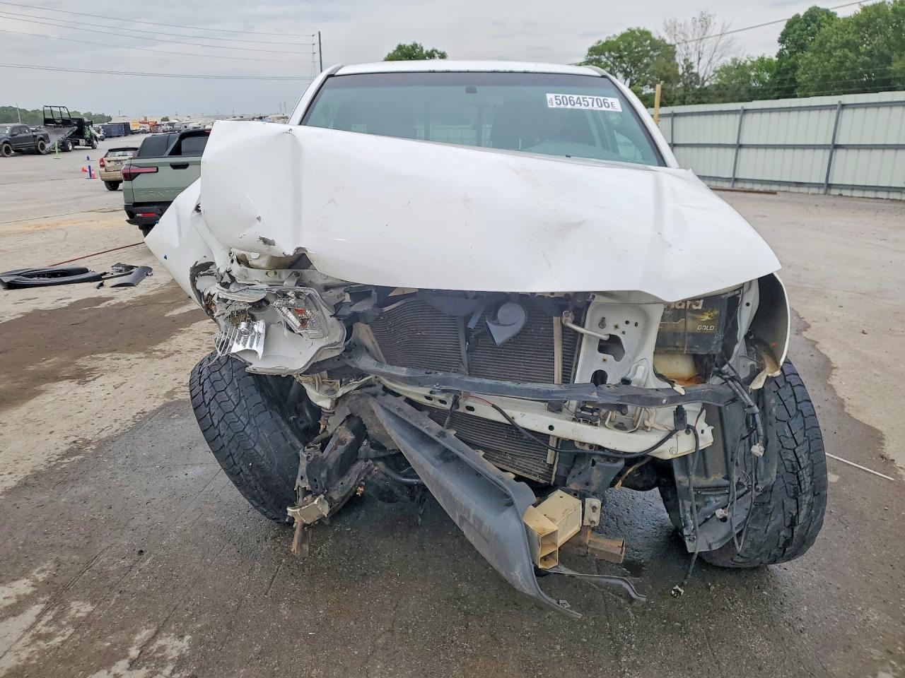 2014 Toyota Tacoma Access Cab White vin: 5TFUX4EN3EX024641