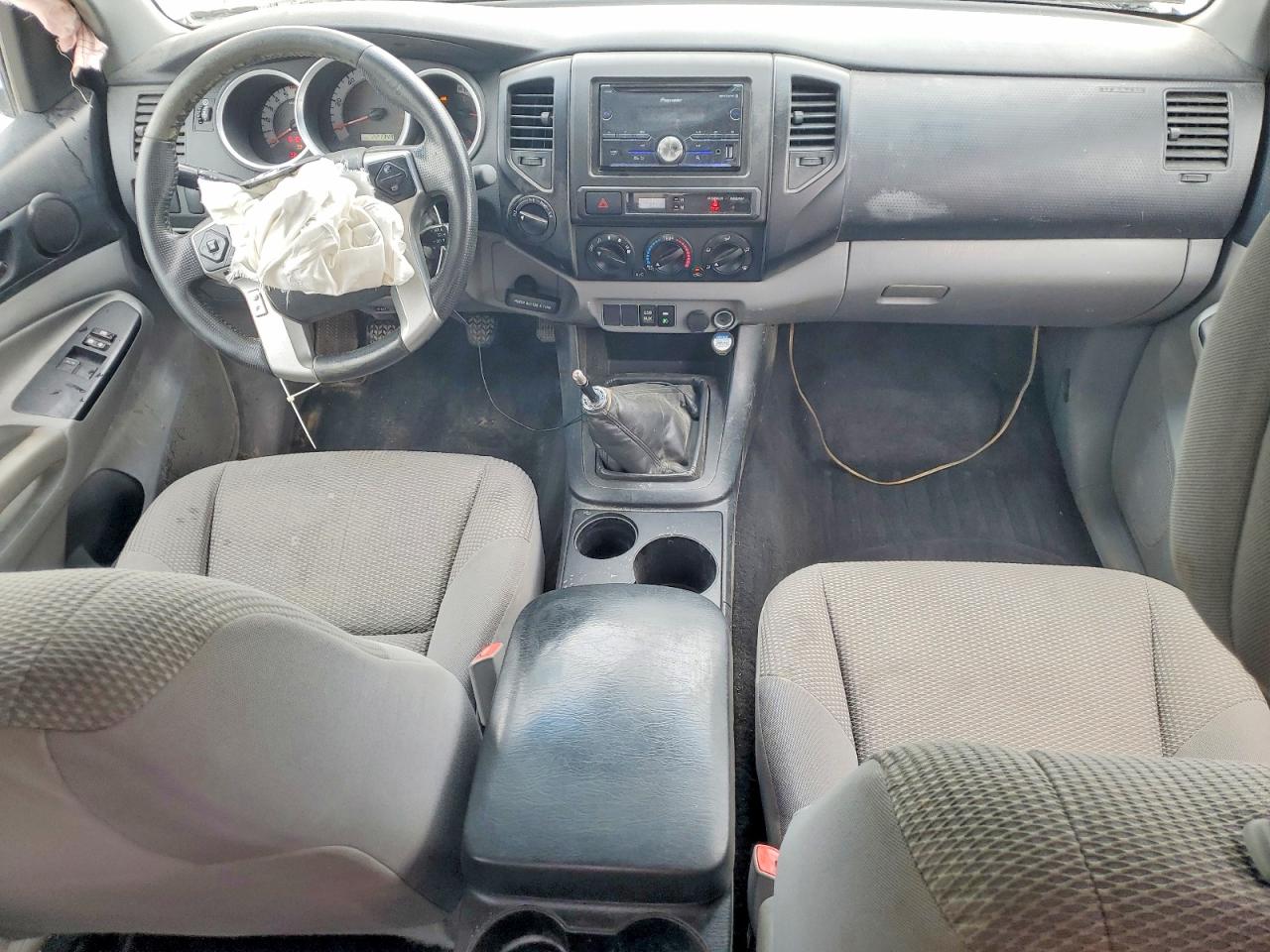 2014 Toyota Tacoma Access Cab White vin: 5TFUX4EN3EX024641