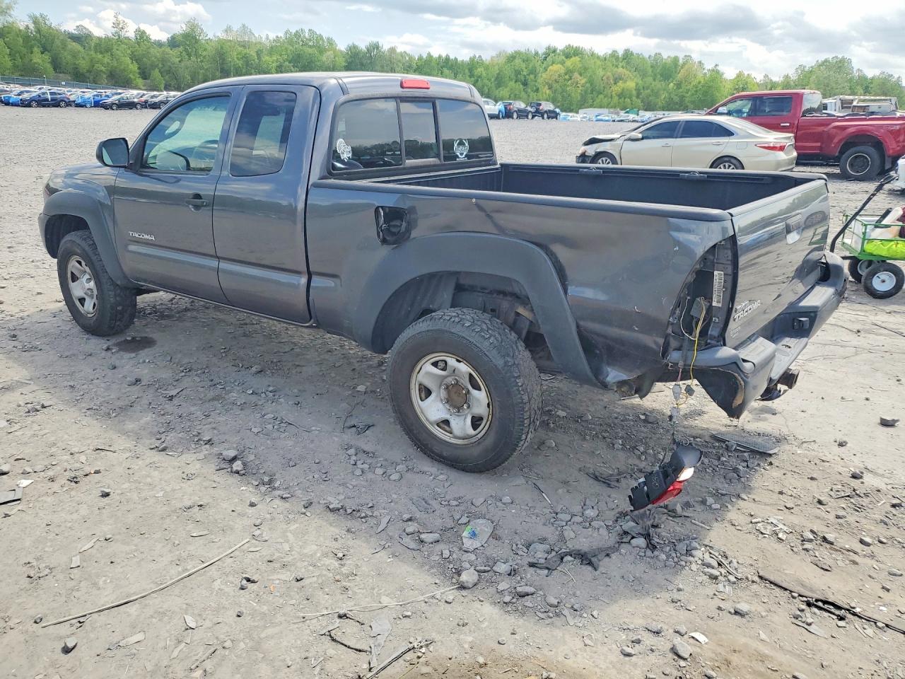 2014 Toyota Tacoma Access Cab Gray vin: 5TFUX4EN3EX025689