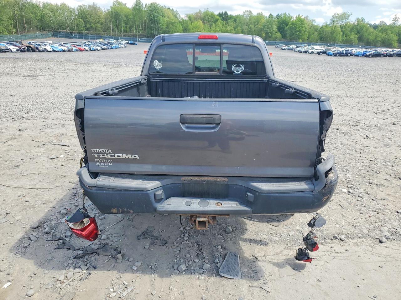 2014 Toyota Tacoma Access Cab Gray vin: 5TFUX4EN3EX025689