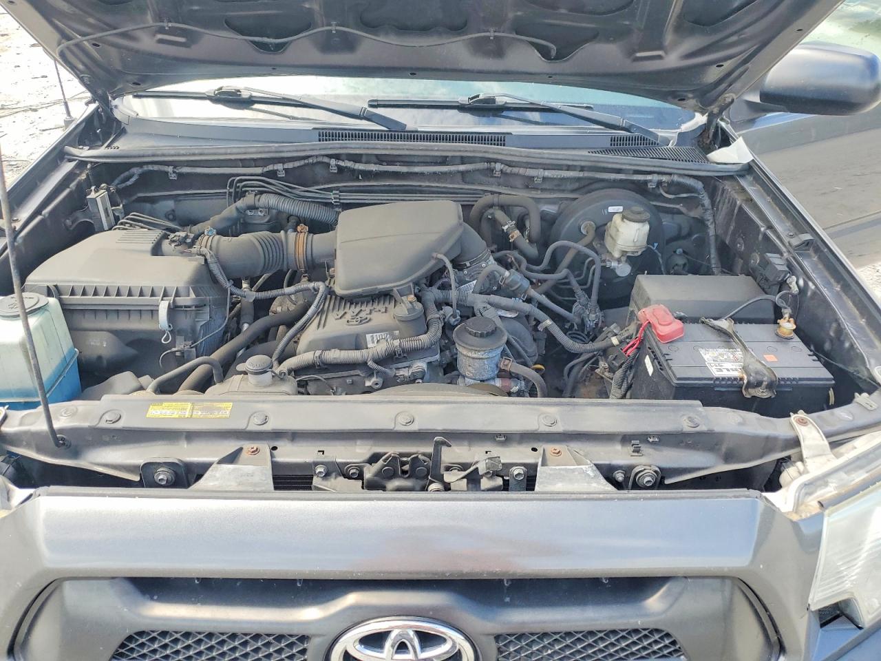 2014 Toyota Tacoma Access Cab Gray vin: 5TFUX4EN3EX025689