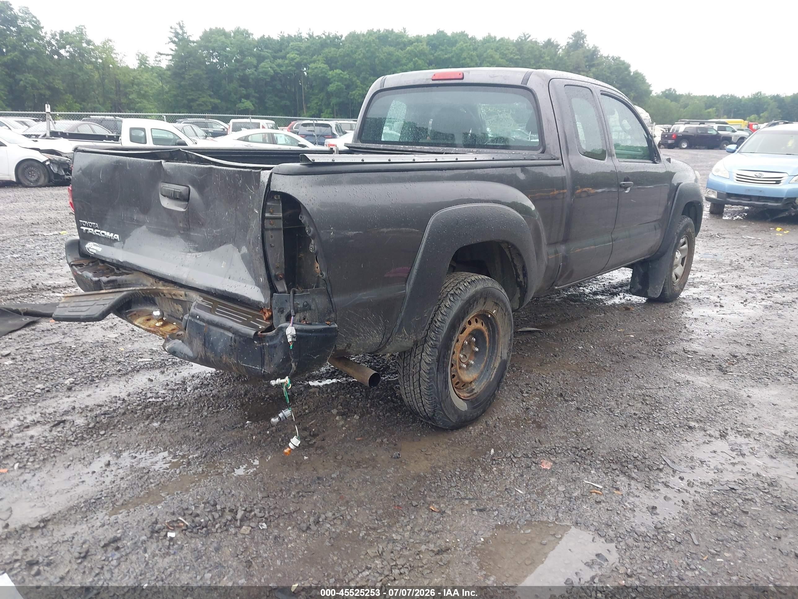 2015 Toyota Tacoma   Gray vin: 5TFUX4EN3FX032904