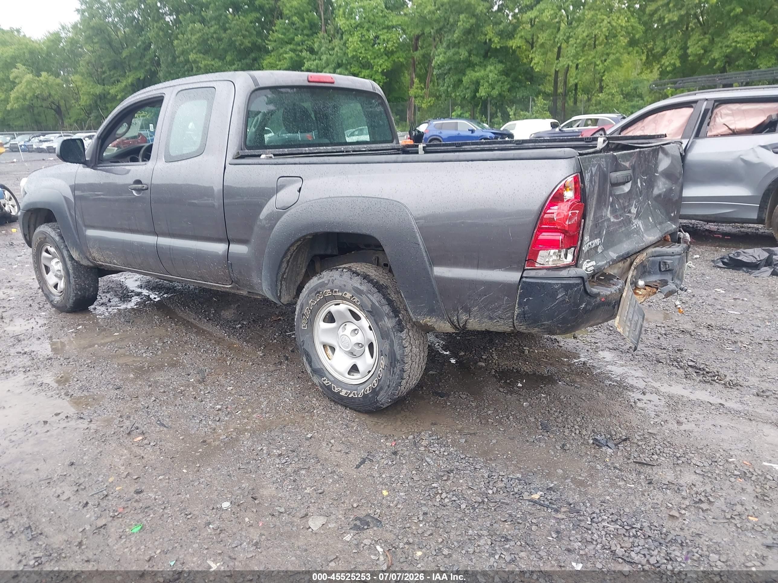 2015 Toyota Tacoma   Gray vin: 5TFUX4EN3FX032904