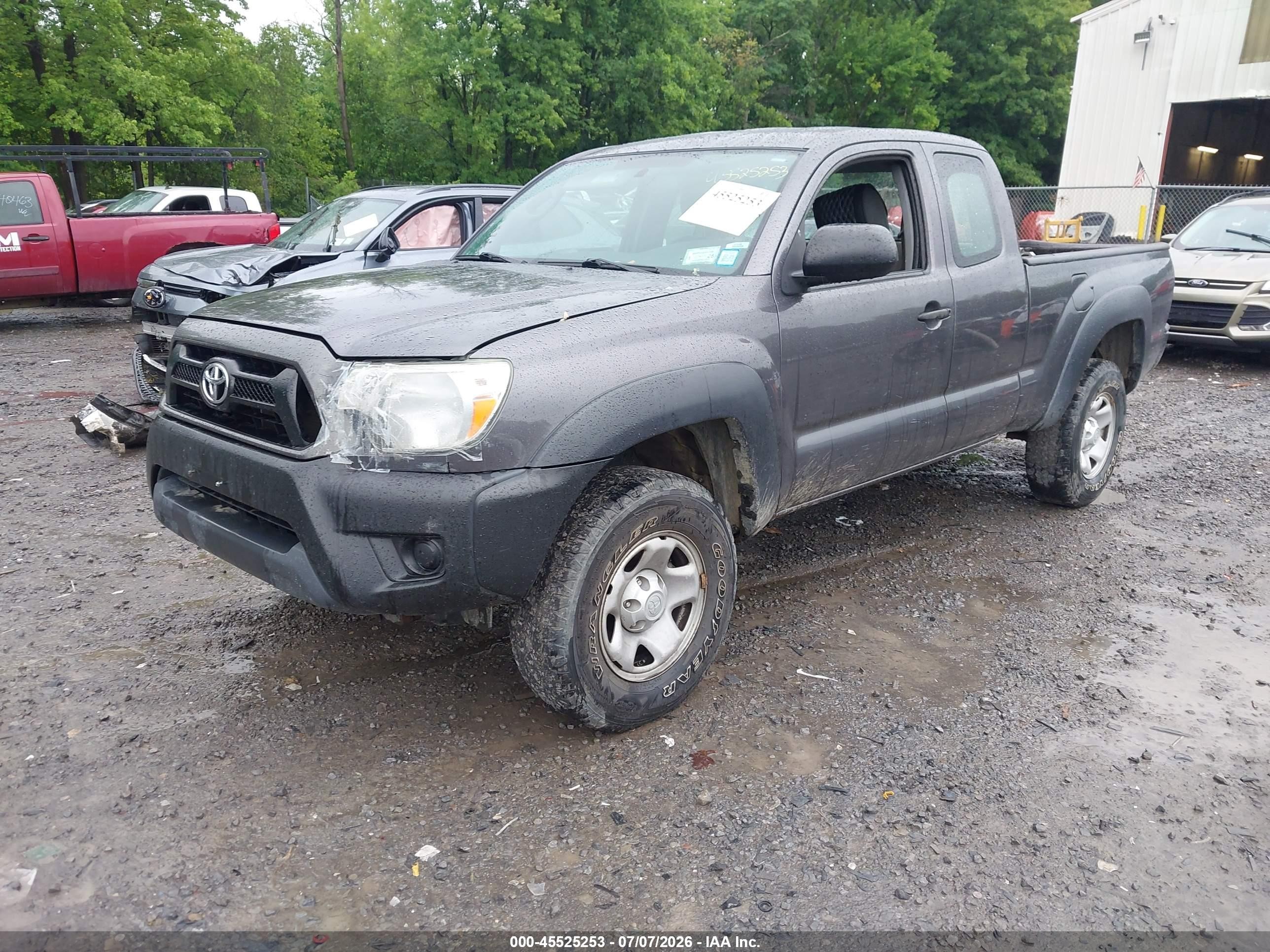 2015 Toyota Tacoma   Gray vin: 5TFUX4EN3FX032904