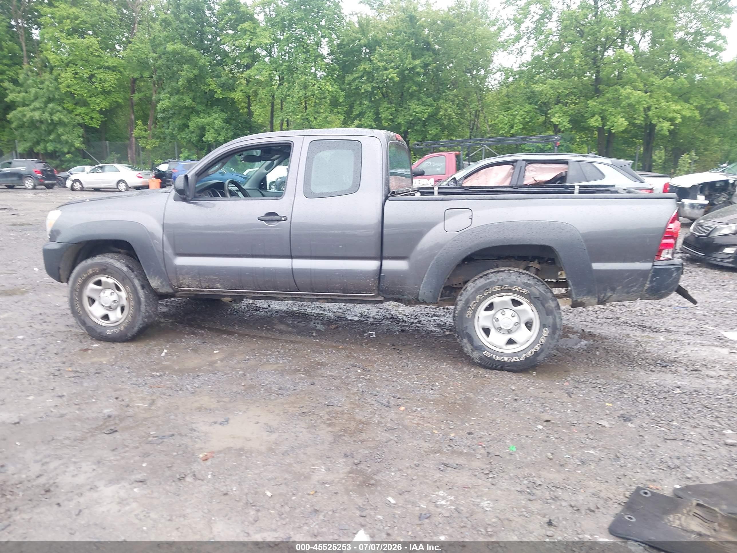 2015 Toyota Tacoma   Gray vin: 5TFUX4EN3FX032904