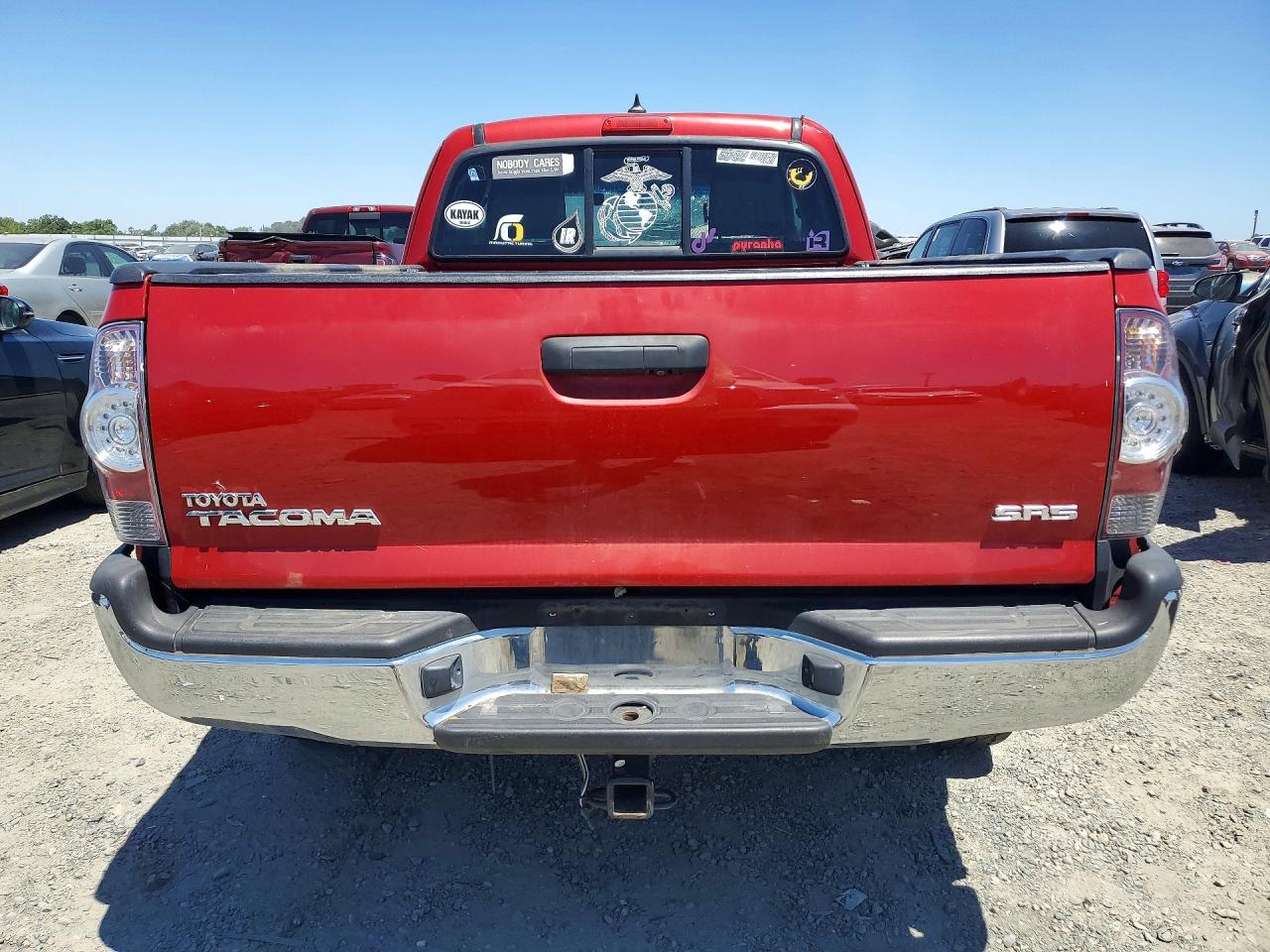 2015 Toyota Tacoma Access Cab Красный vin: 5TFUX4EN3FX037729