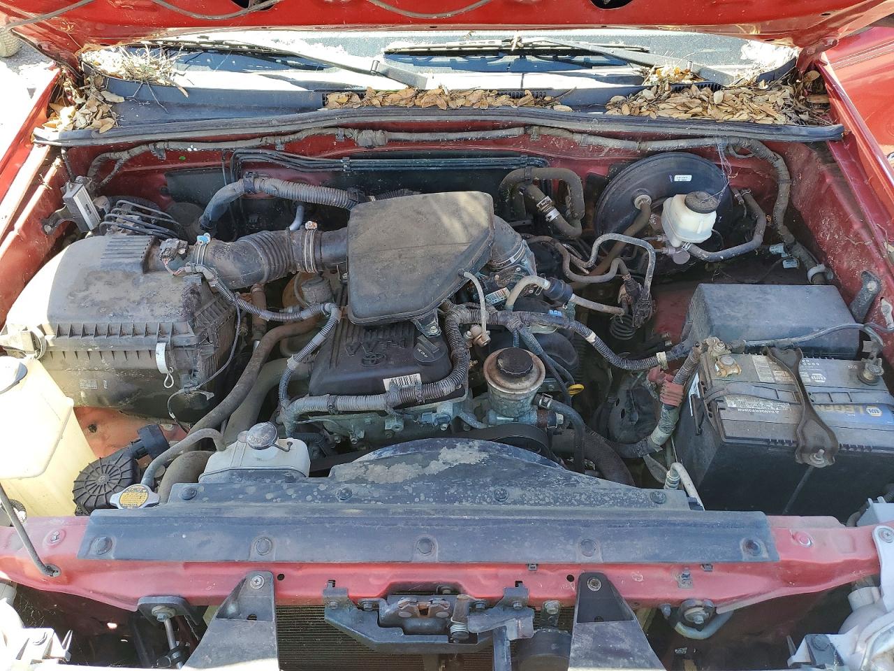 2015 Toyota Tacoma Access Cab Красный vin: 5TFUX4EN3FX037729
