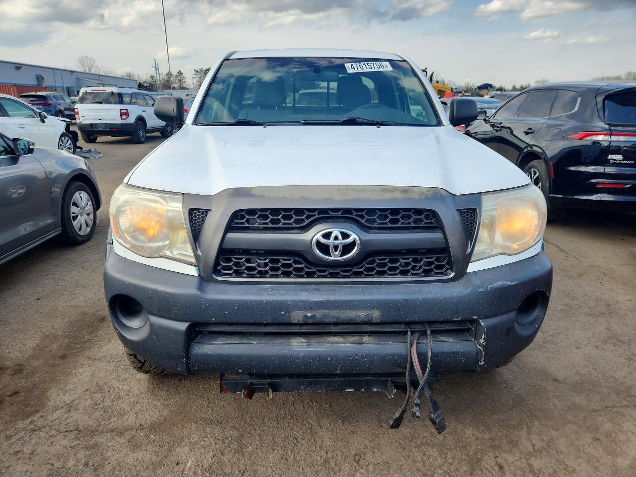 2011 Toyota Tacoma Access Cab White vin: 5TFUX4EN4BX003356