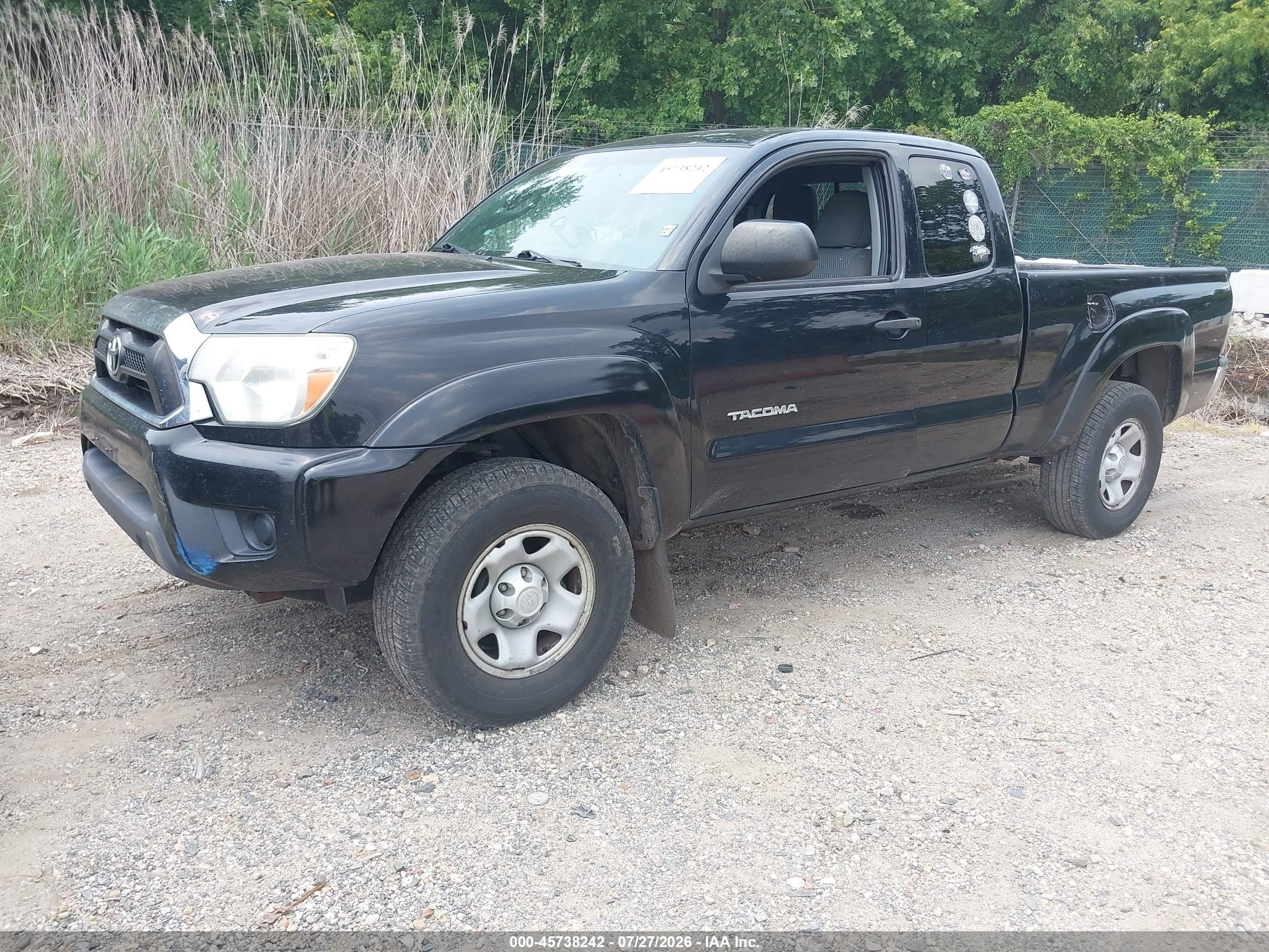 2013 Toyota Tacoma   Black vin: 5TFUX4EN4DX022475