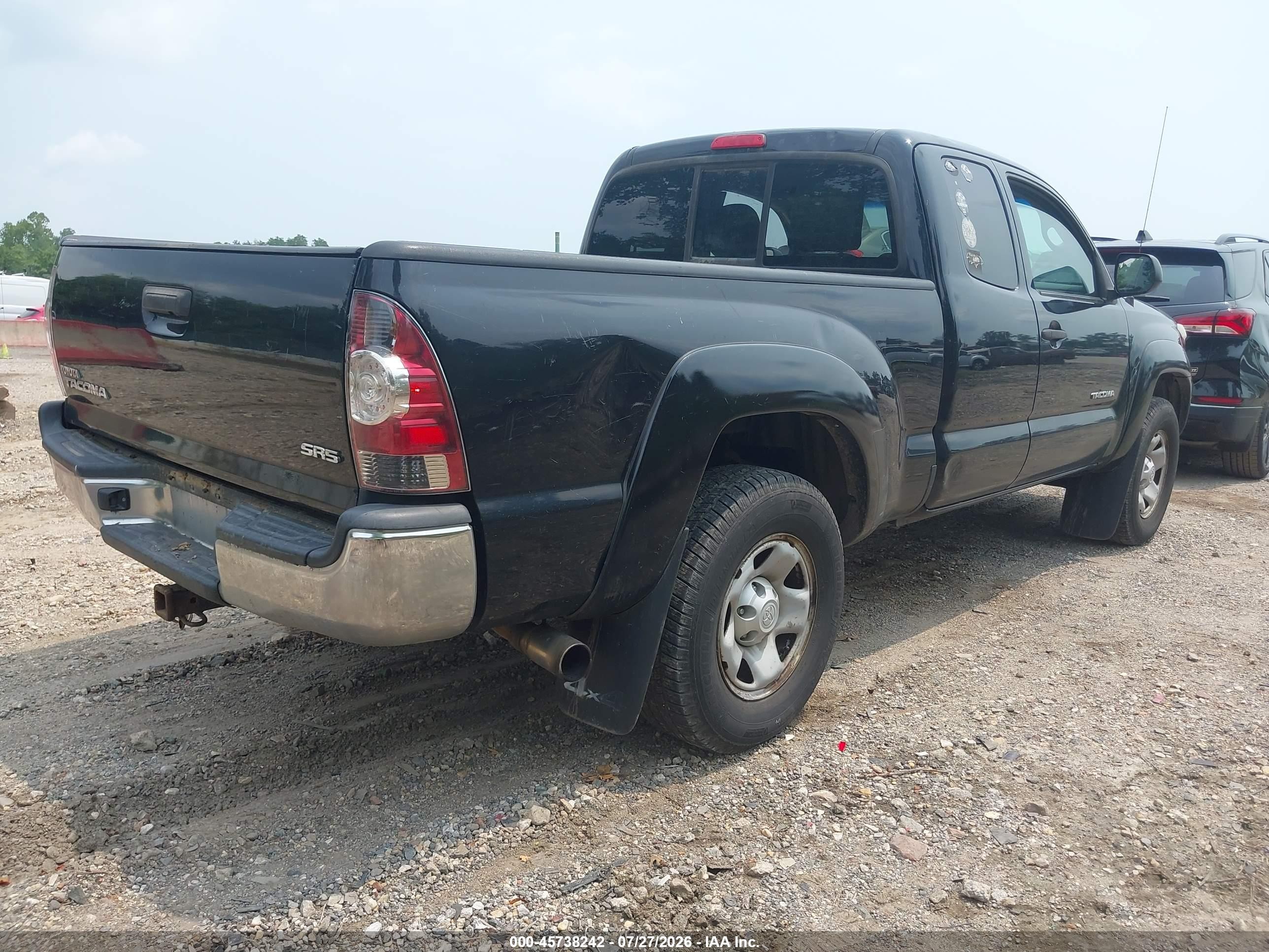 2013 Toyota Tacoma   Black vin: 5TFUX4EN4DX022475