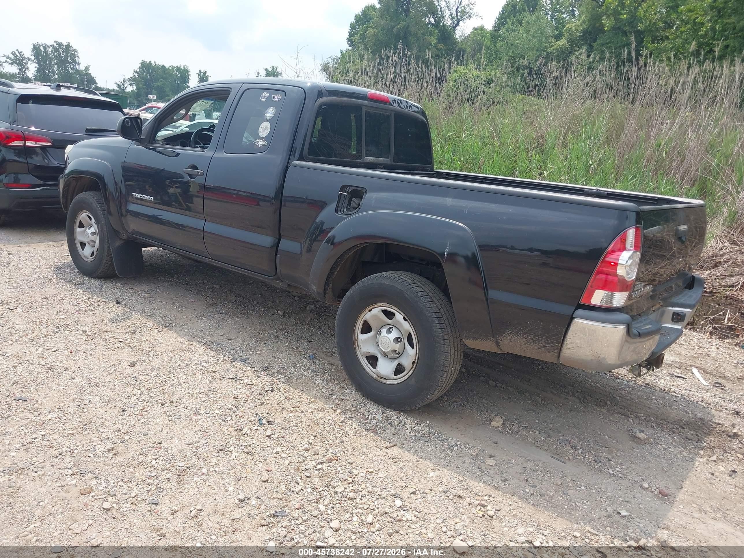 2013 Toyota Tacoma   Black vin: 5TFUX4EN4DX022475