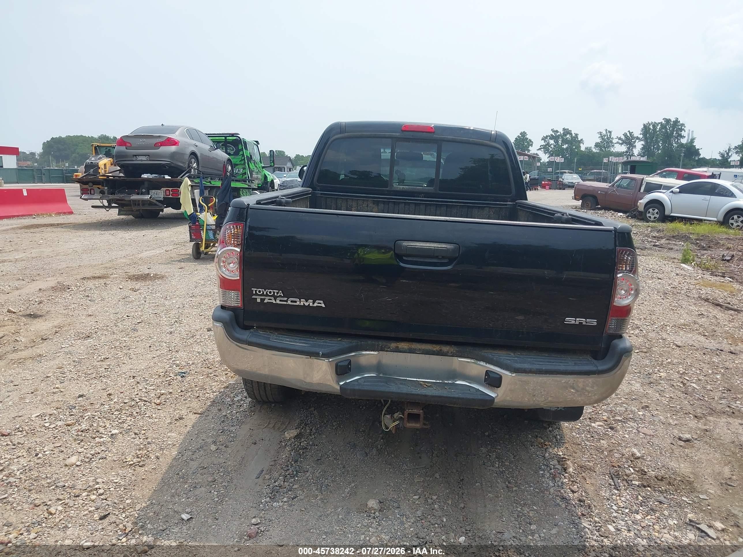 2013 Toyota Tacoma   Black vin: 5TFUX4EN4DX022475
