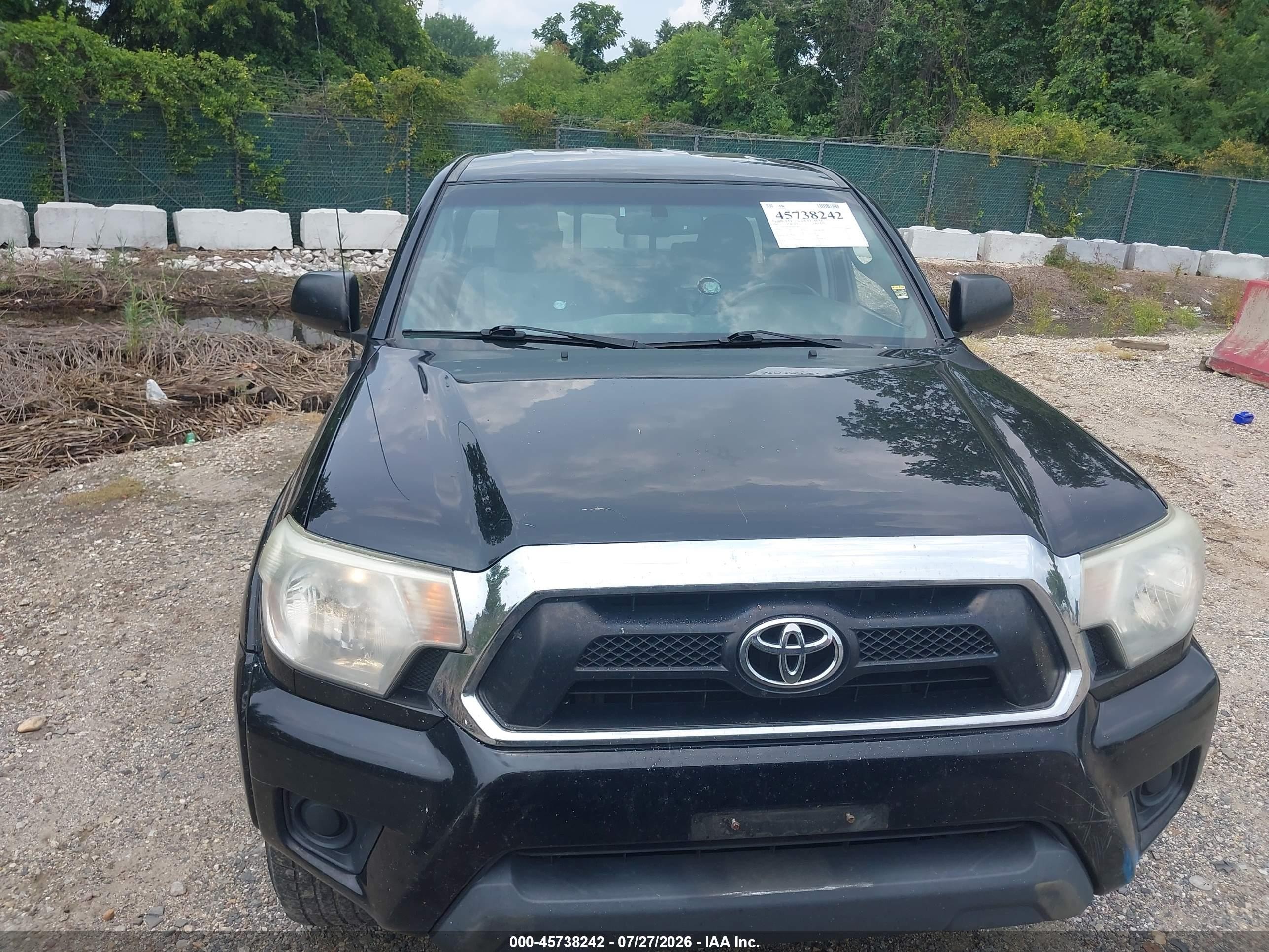 2013 Toyota Tacoma   Black vin: 5TFUX4EN4DX022475