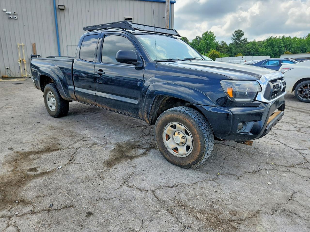2014 Toyota Tacoma Access Cab Black vin: 5TFUX4EN4EX029105