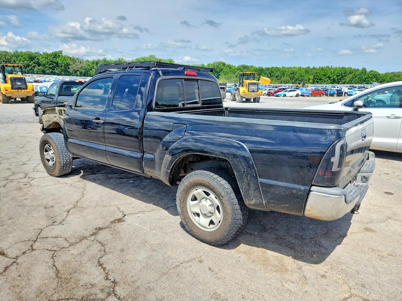 2014 Toyota Tacoma Access Cab Black vin: 5TFUX4EN4EX029105