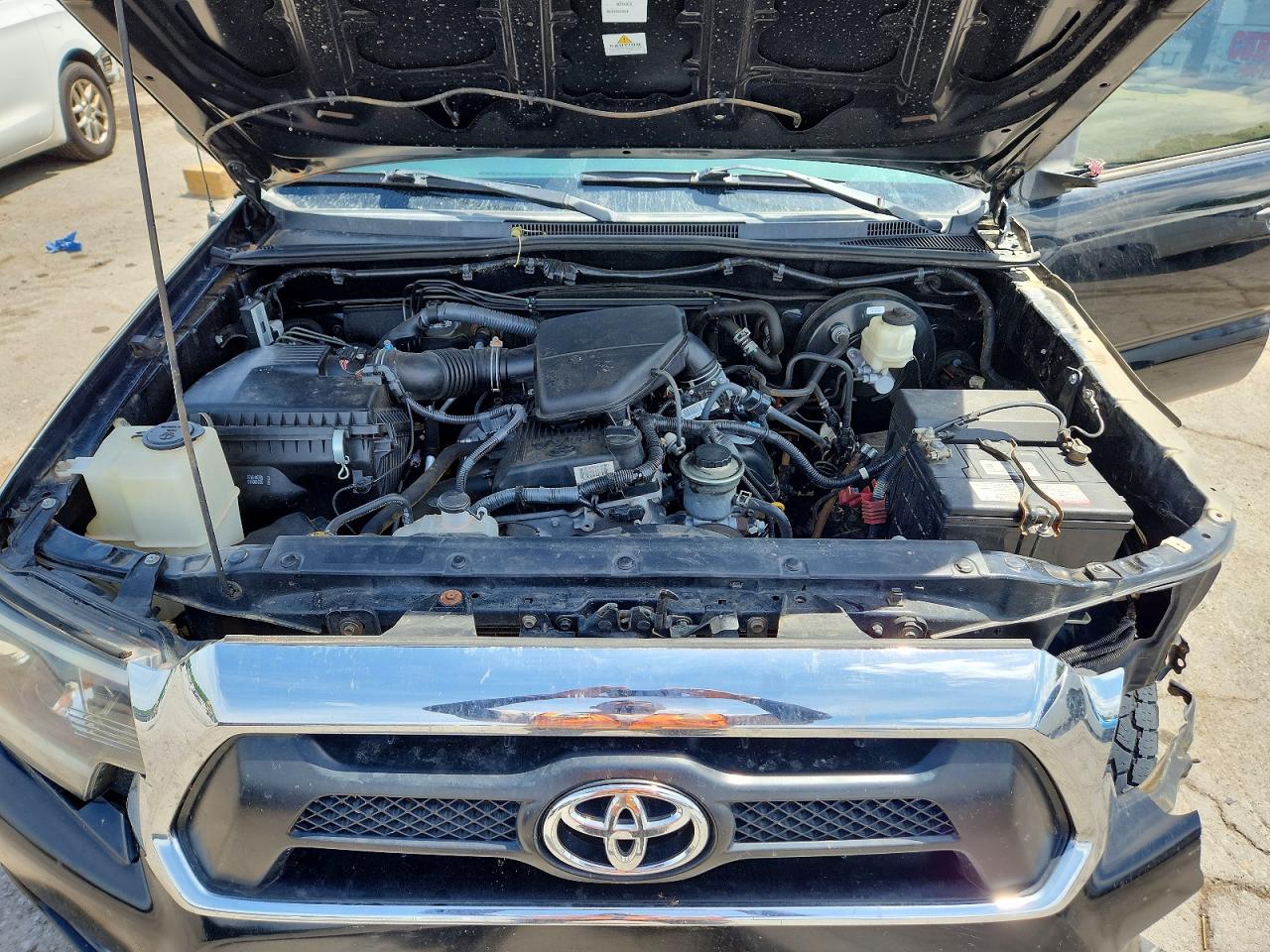 2014 Toyota Tacoma Access Cab Black vin: 5TFUX4EN4EX029105